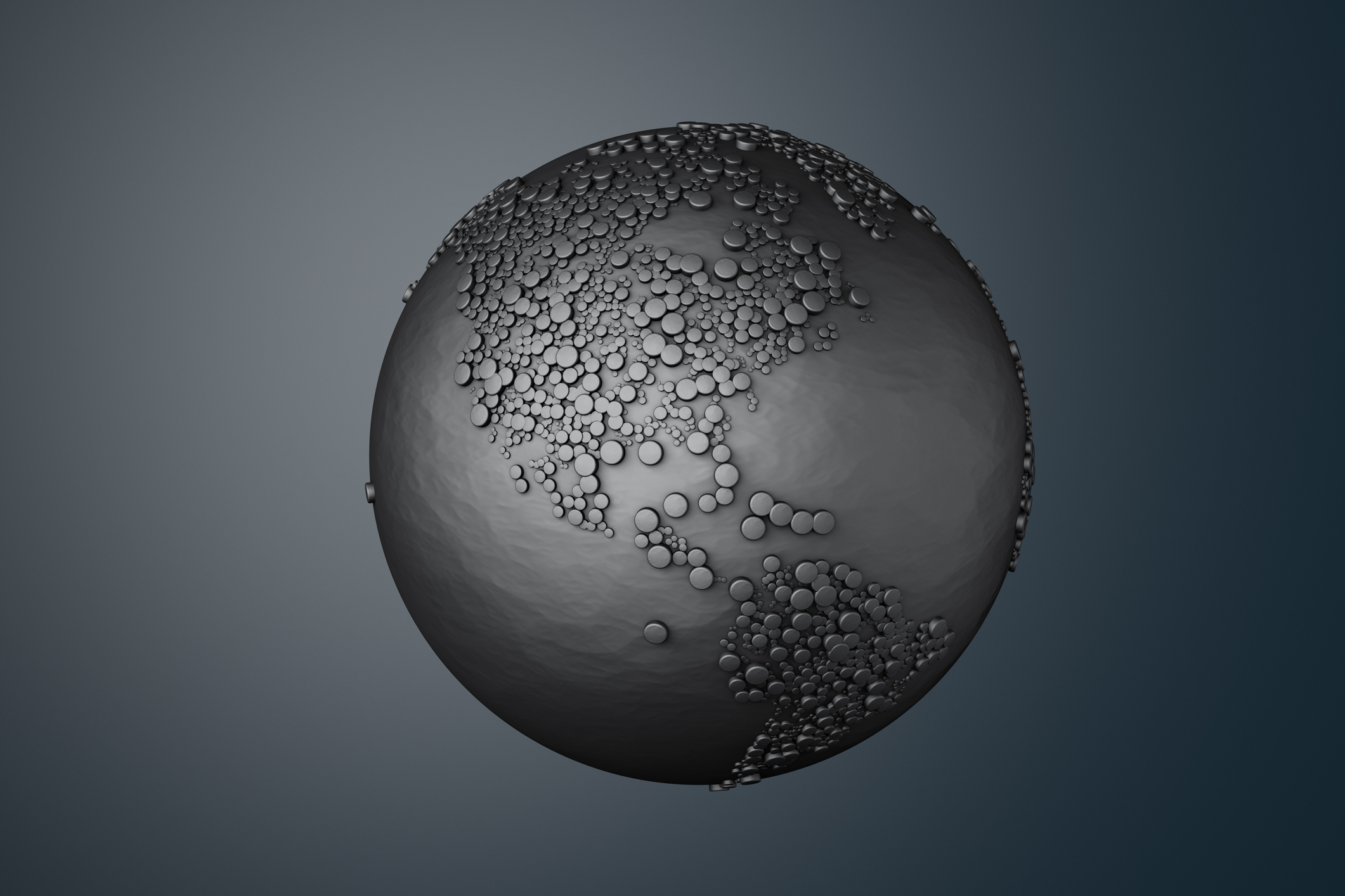 Metal globe