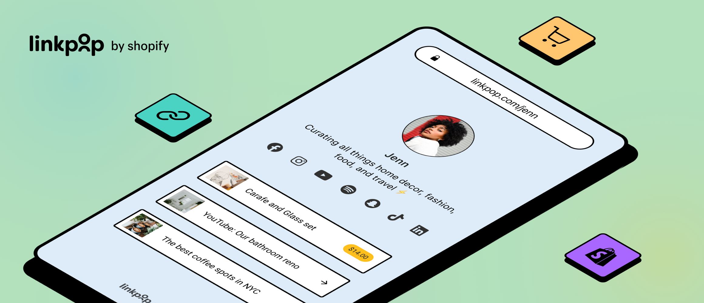 shopify linkpop