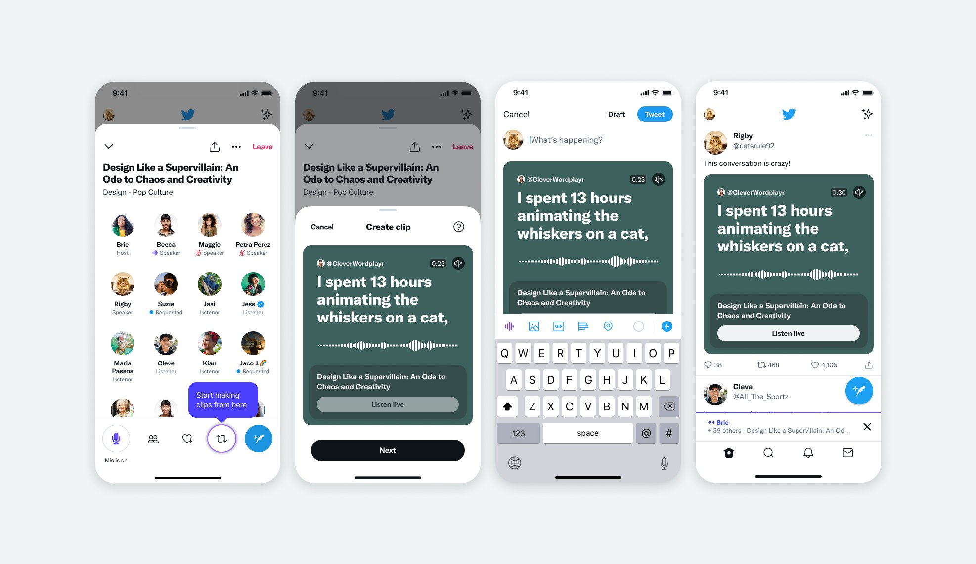 twitter spaces clipping