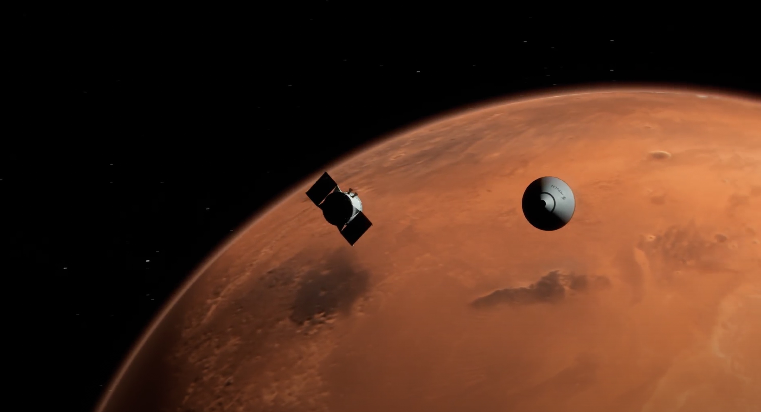 Rendering impulse relativity mars mission
