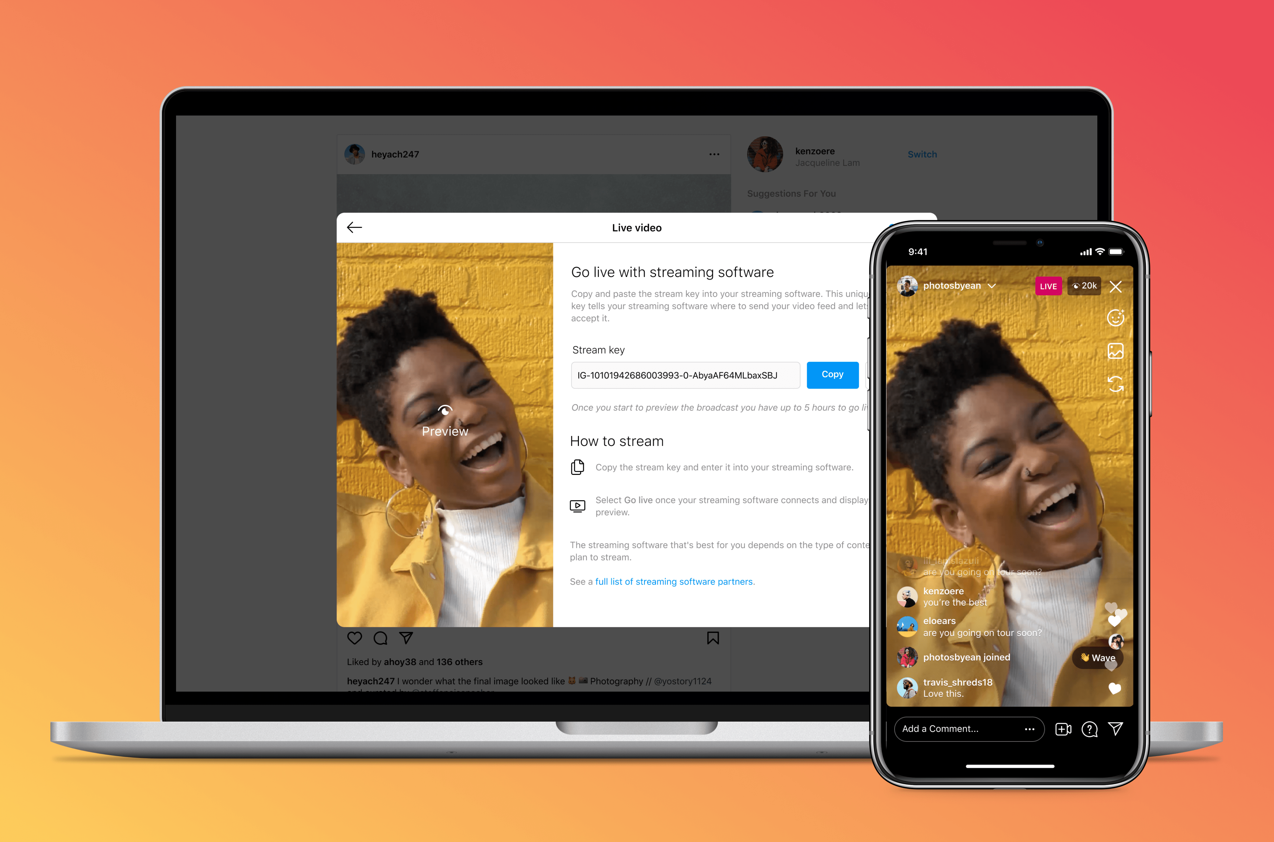 Instagram Live Producer tool