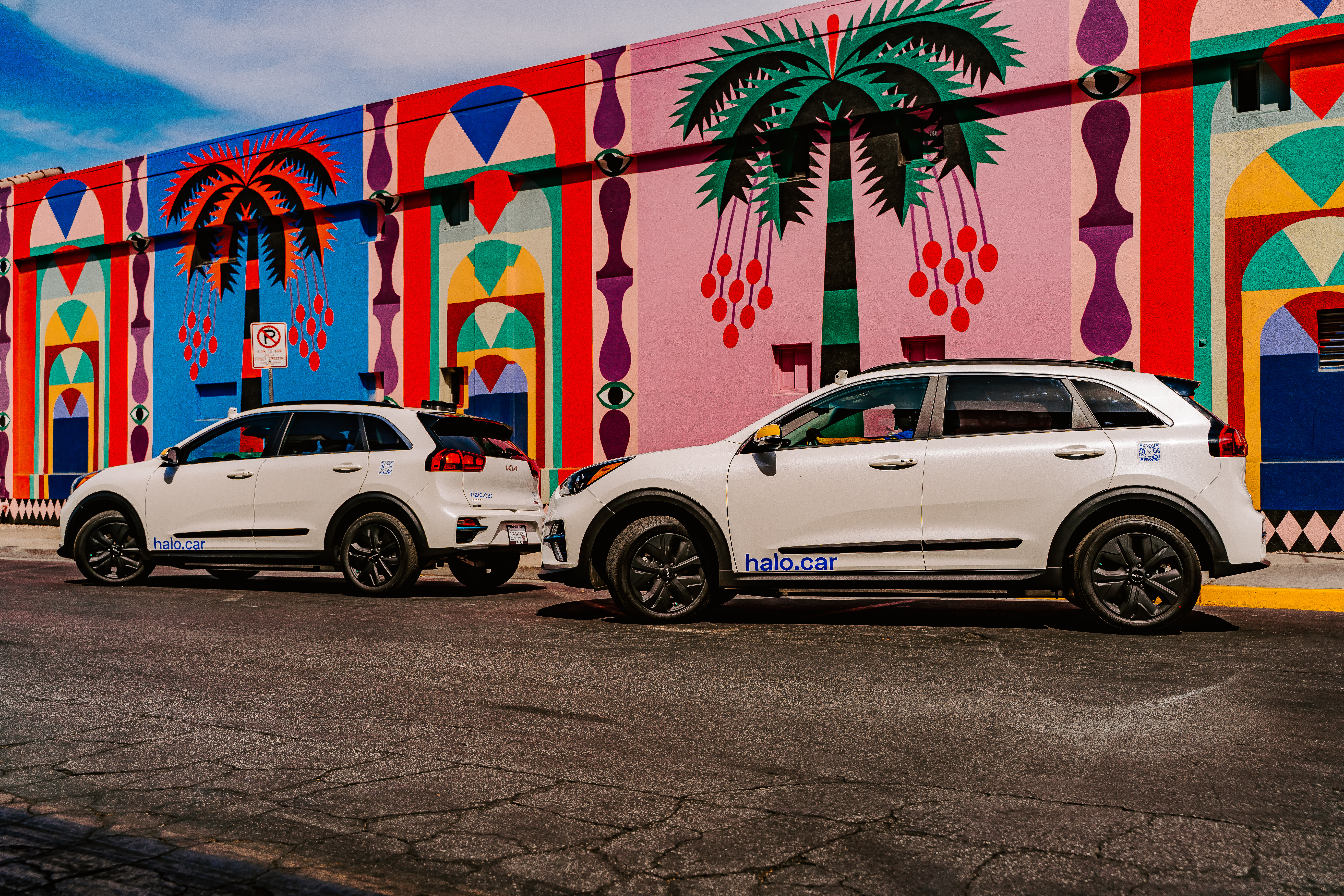 Kia Niros in Halo.Car's Las Vegas fleet
