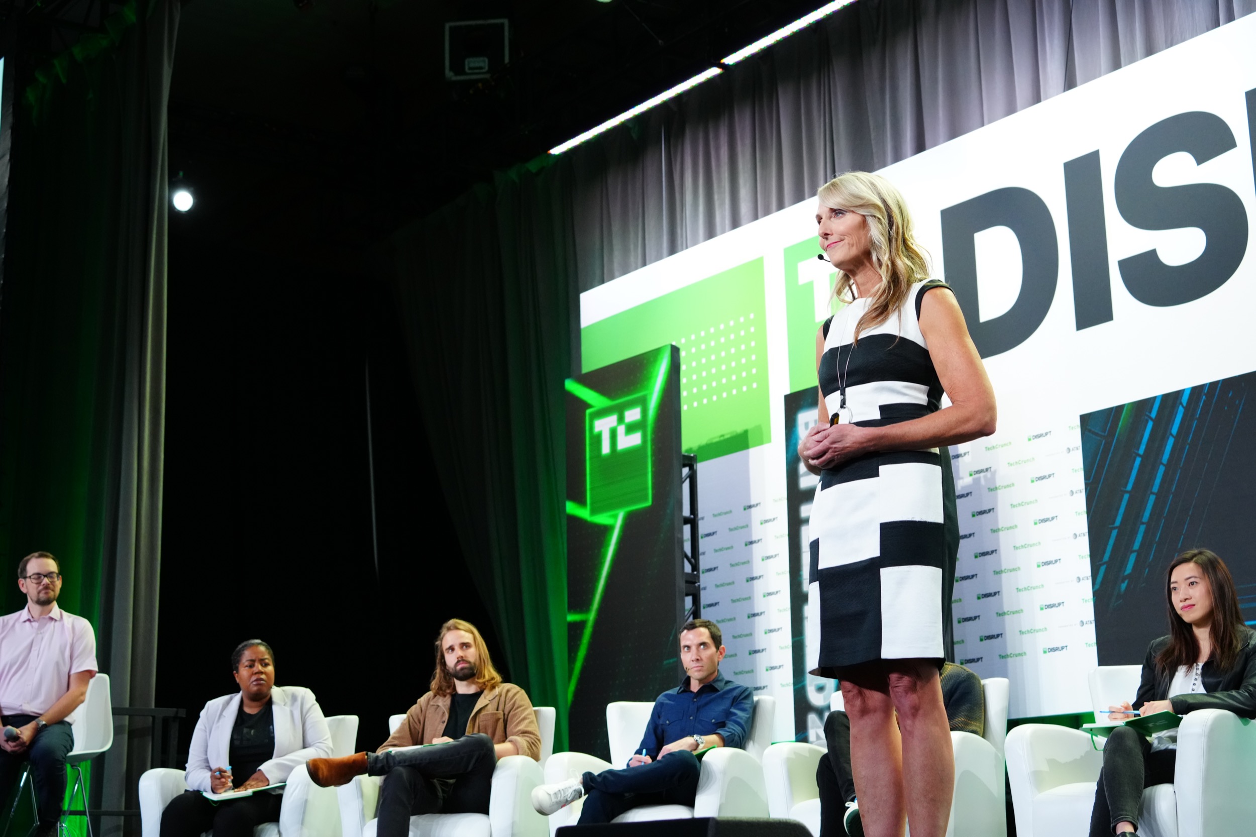 NxGen Port presents at TechCrunch Disrupt in San Francisco on October 18, 2022. Image Credit: Darrell Etherington / TechCrunch
