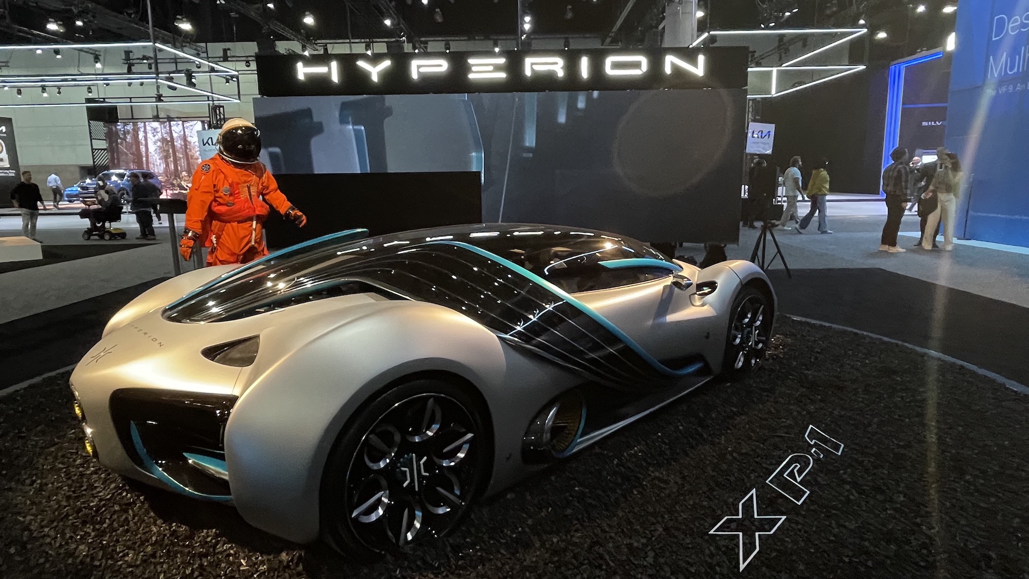 hyperion and spaceman at the 2022 LA auto show