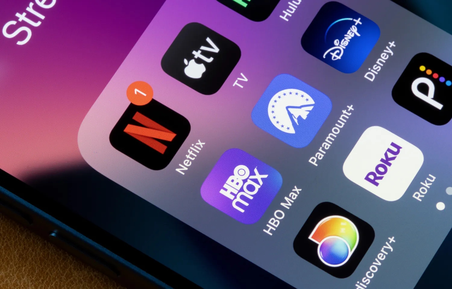 icons for streaming service apps