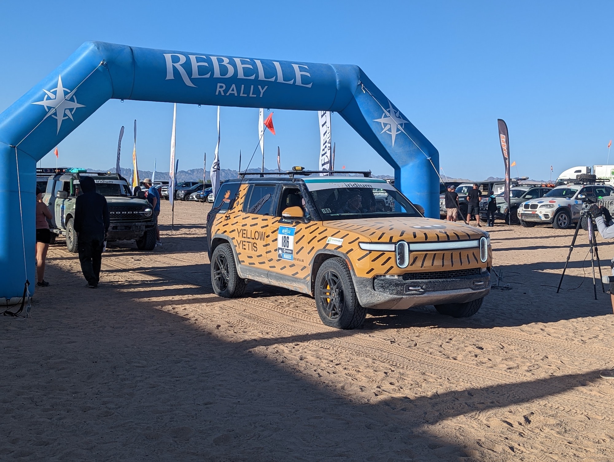 Rivian R1S Team at Rebelle Rally