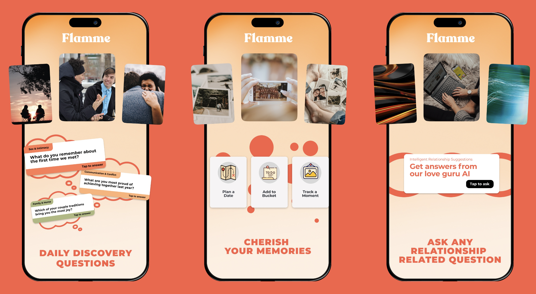 Flamme relationship app