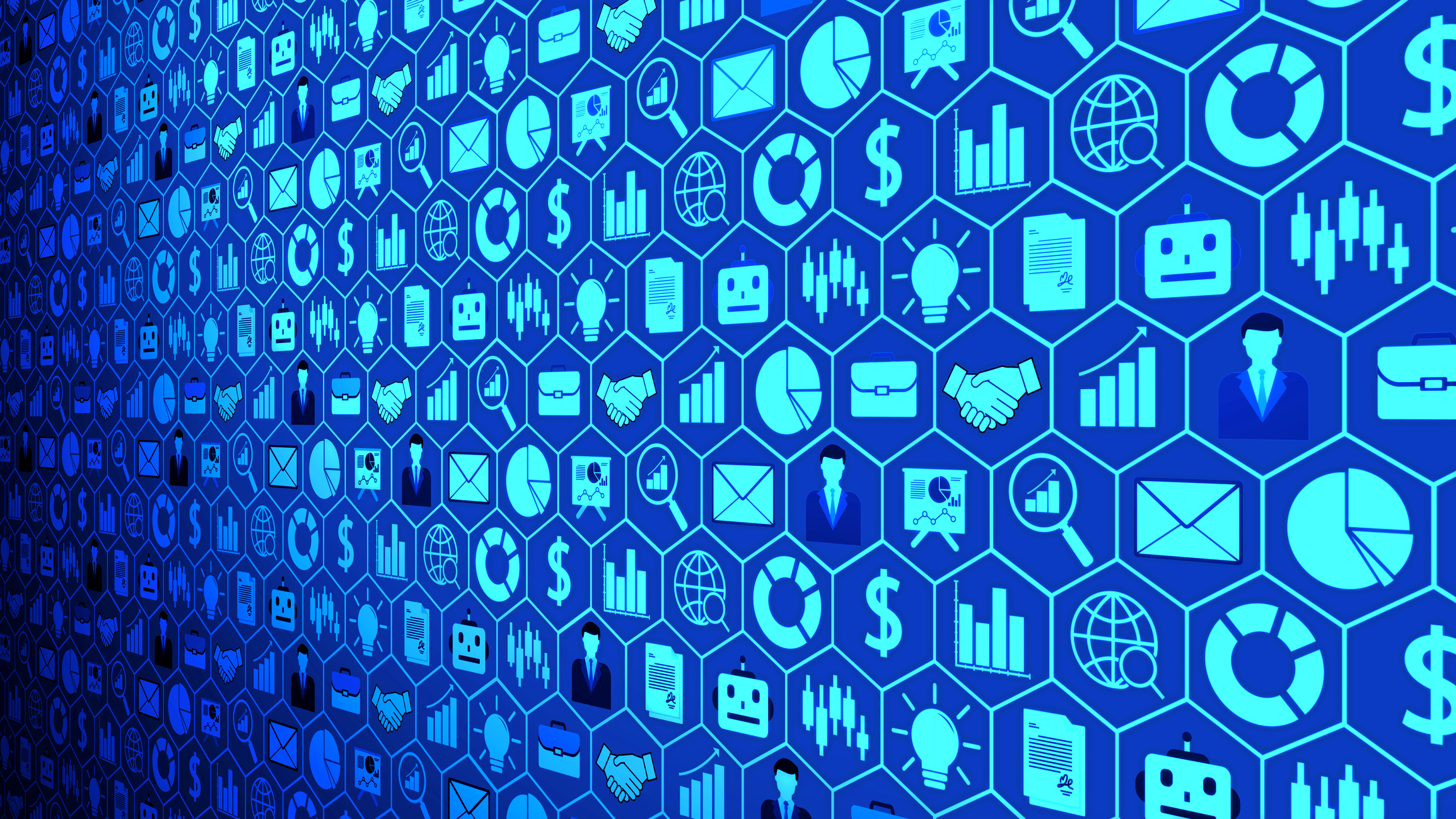 Honeycomb with different aspects of computing in each space.