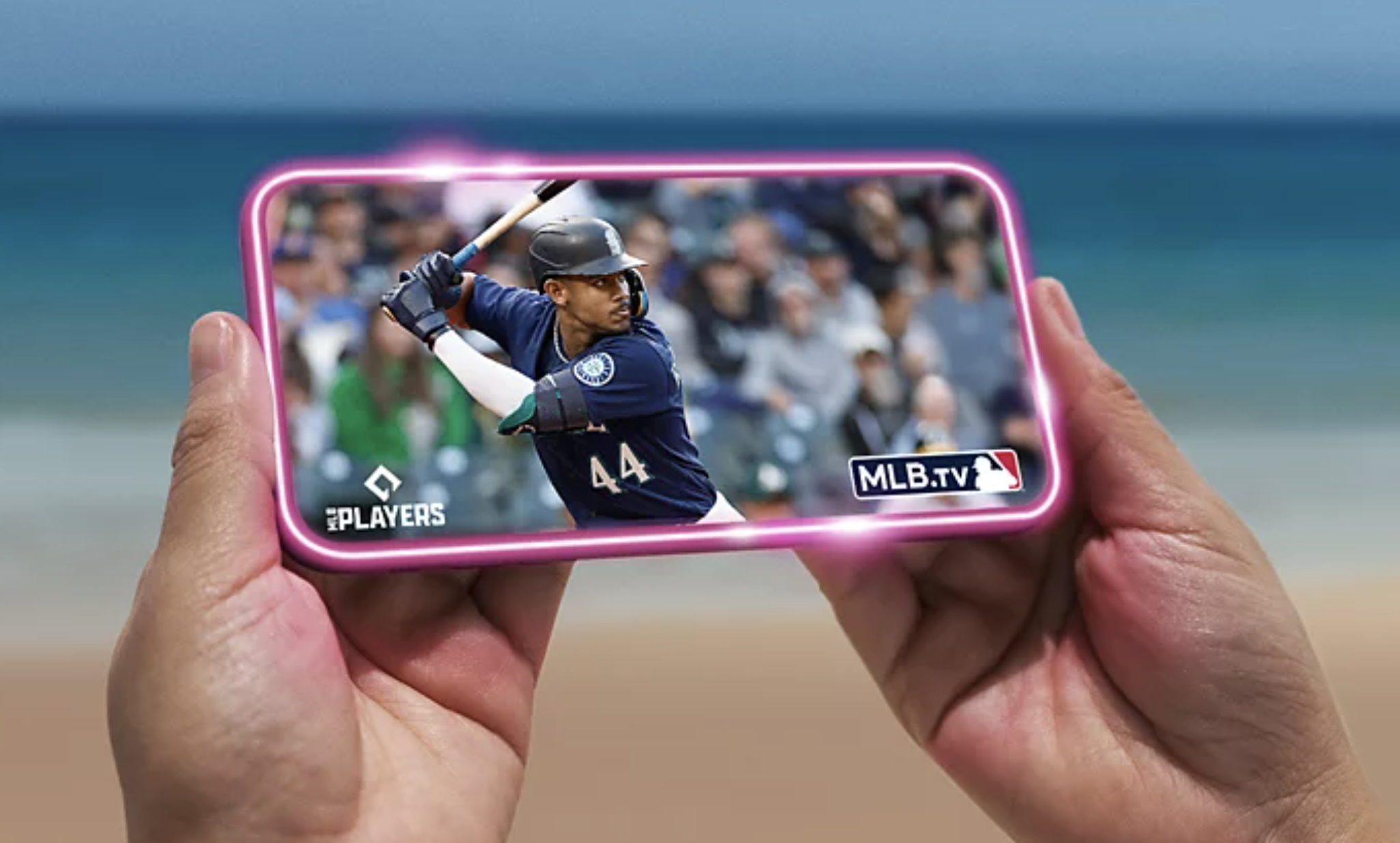 MLB on a phone