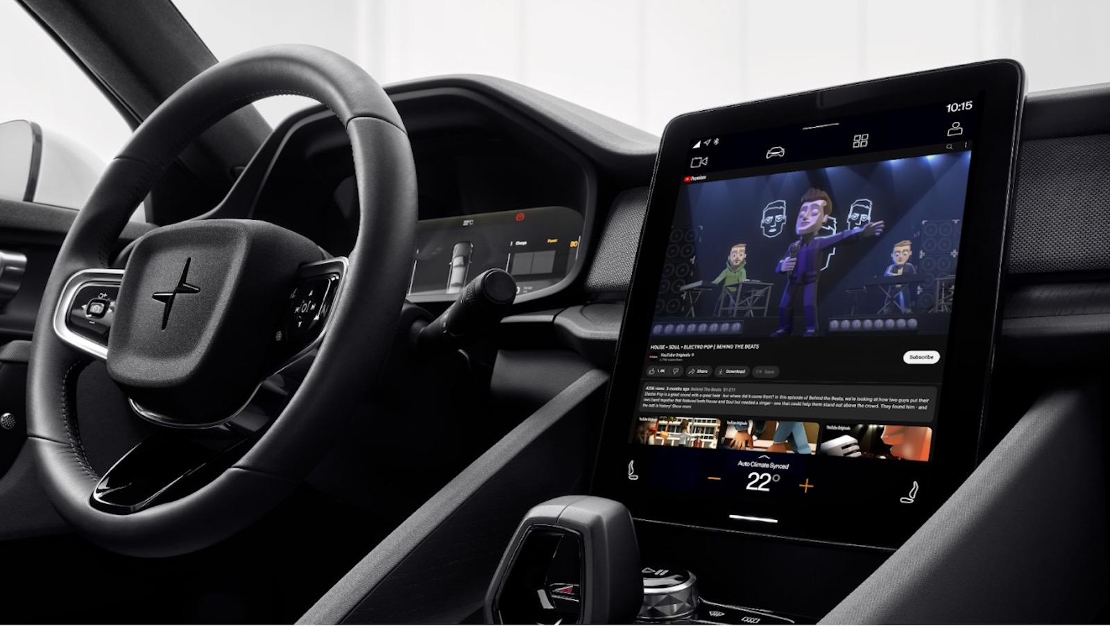 google built in polestar youtube