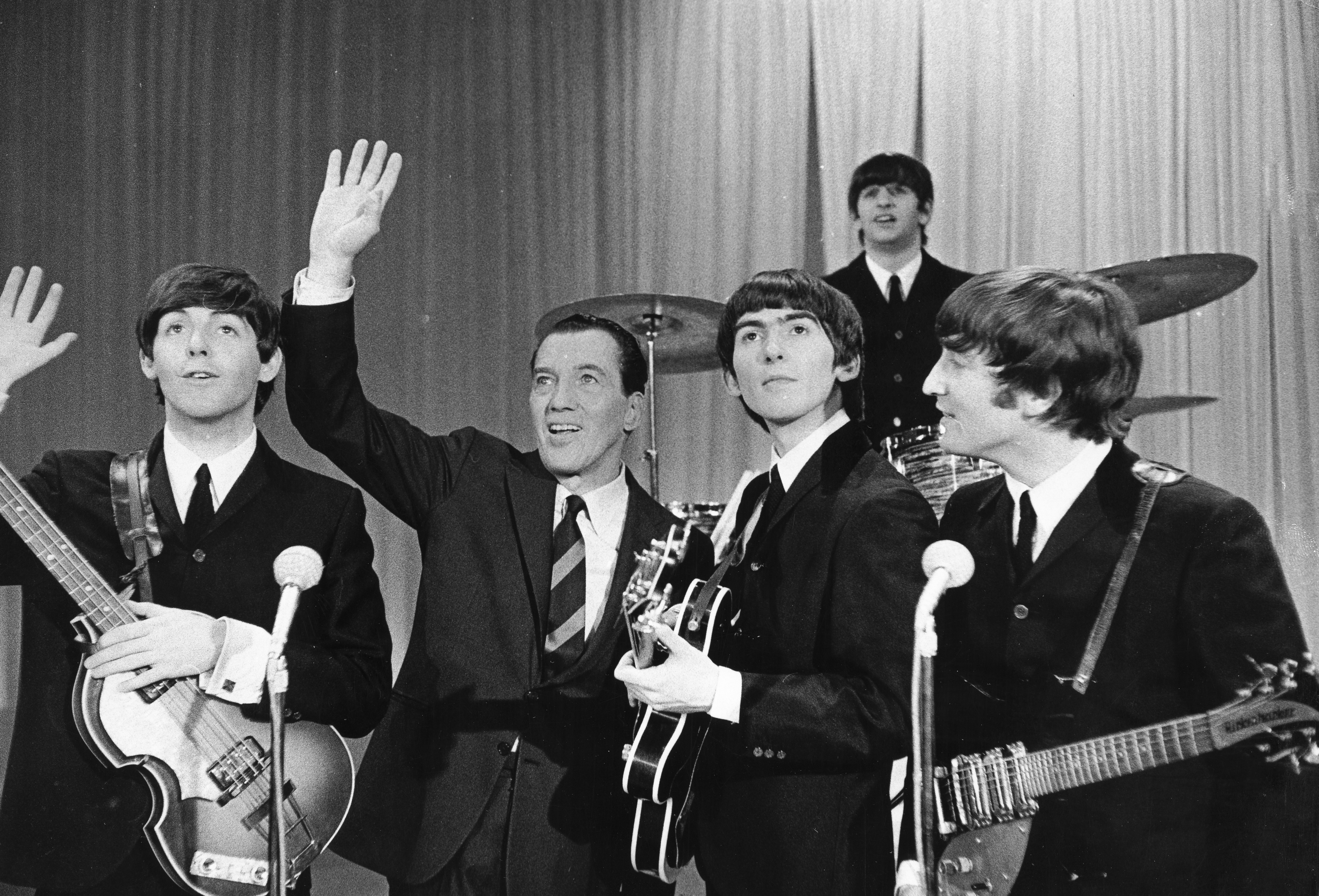The Beatles, with Ed Sullivan