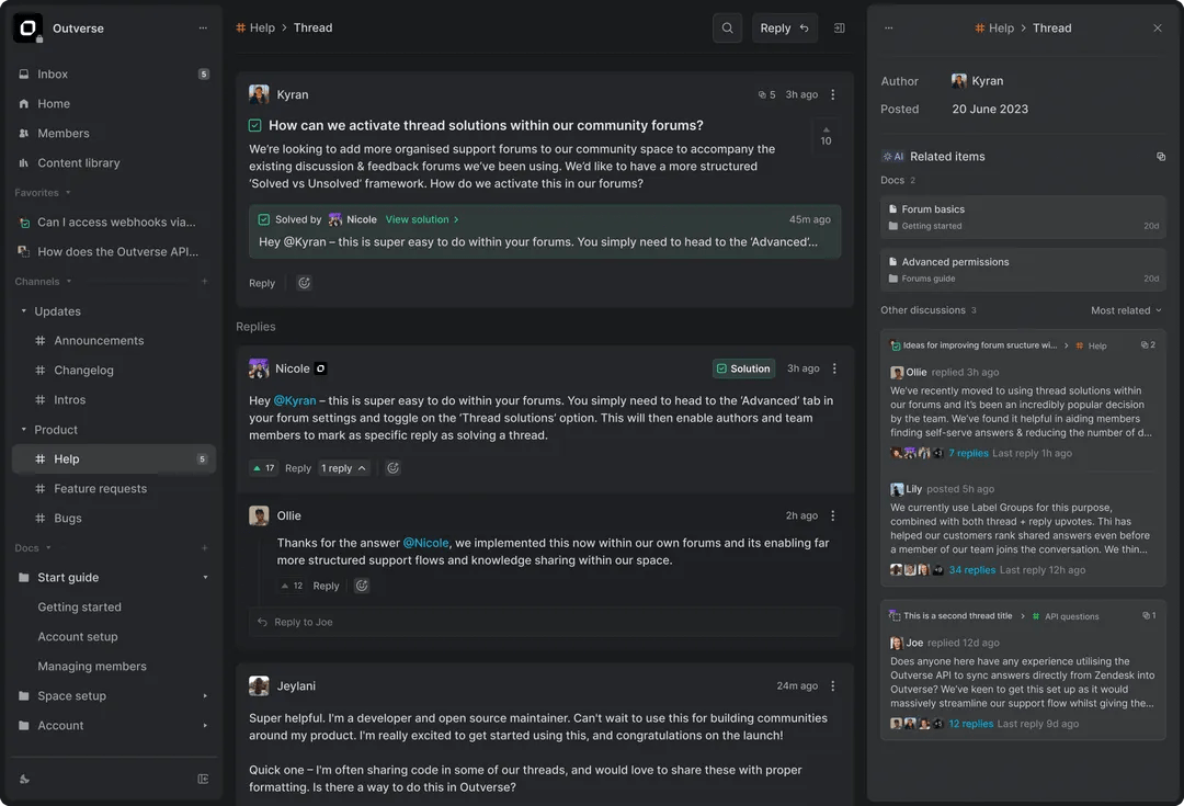 Outverse forums