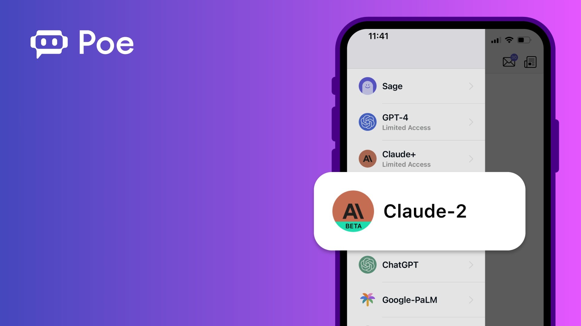 Quora's Poe chatbot introducing new Claude-2 model