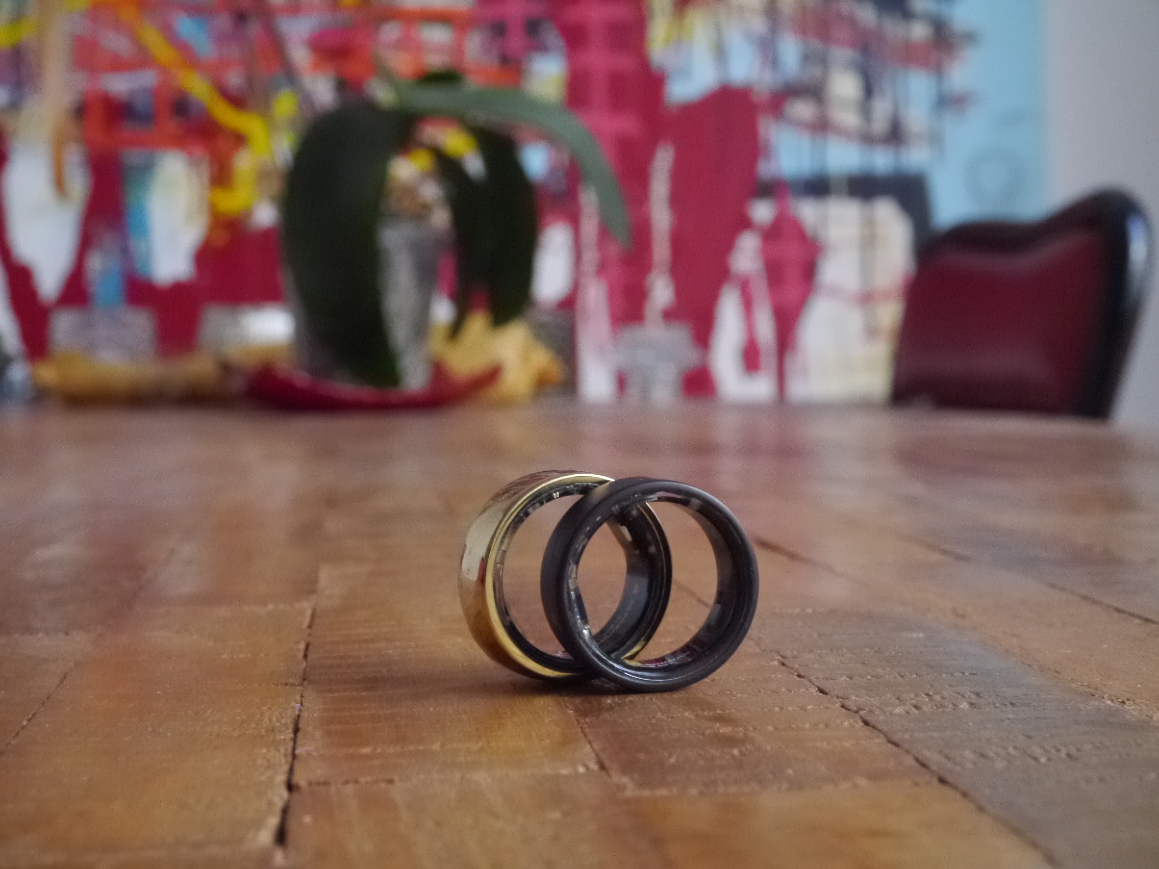 Ultrahuman Ring and Ultrahuman Ring Air shown next to each other for comparison