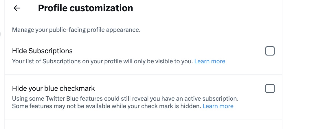 Paid users on X will be able to hide their checkmarks