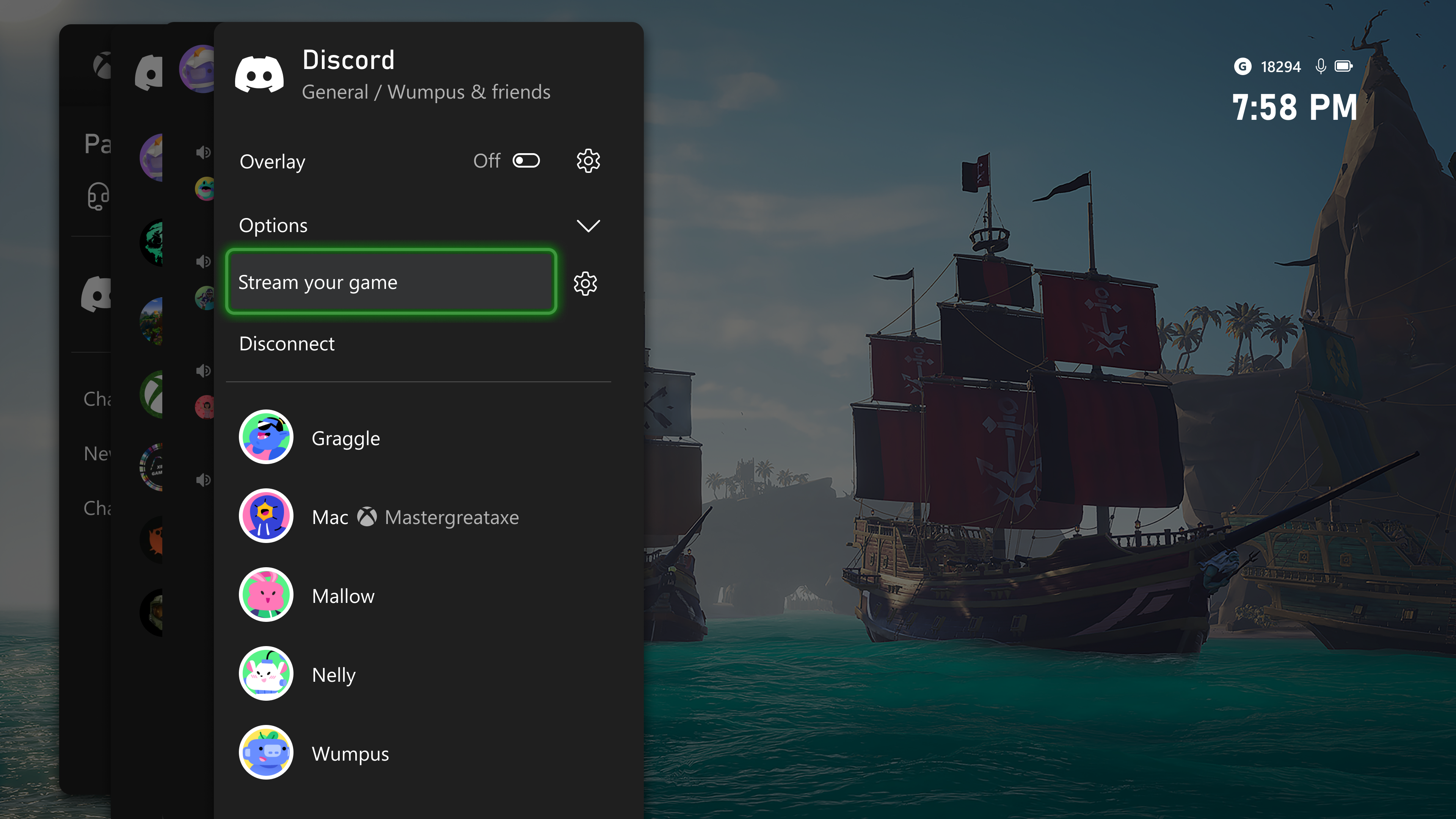 Discord's new streaming integration with Xbox.