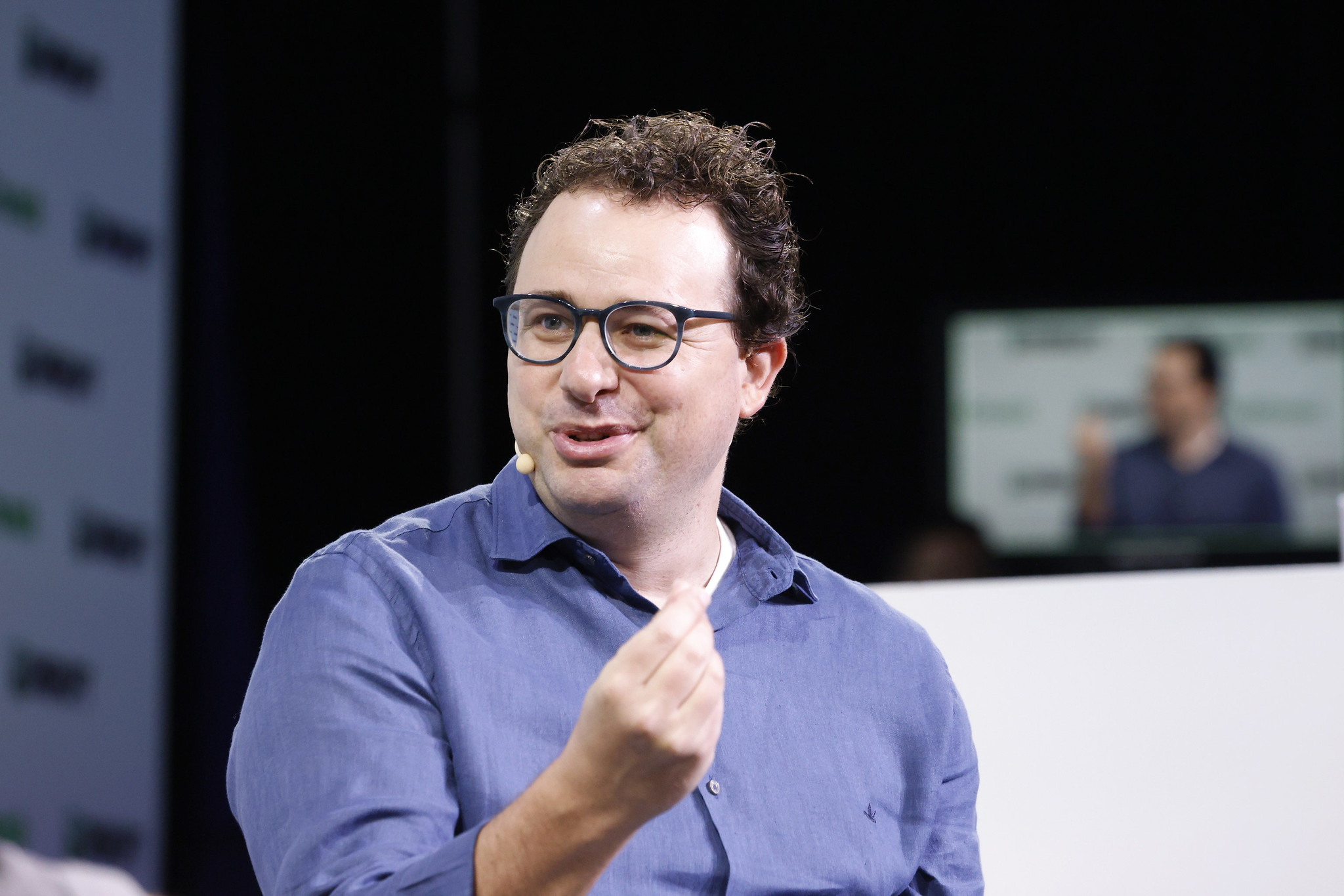 Anthropic Co-Founder & CEO Dario Amodei speaks onstage during TechCrunch Disrupt 2023 at Moscone Center.