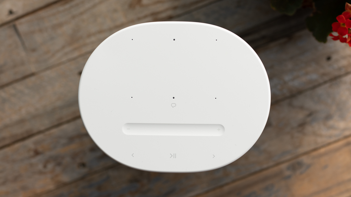 Top-down view of Sonos Move 2 showing touch controls