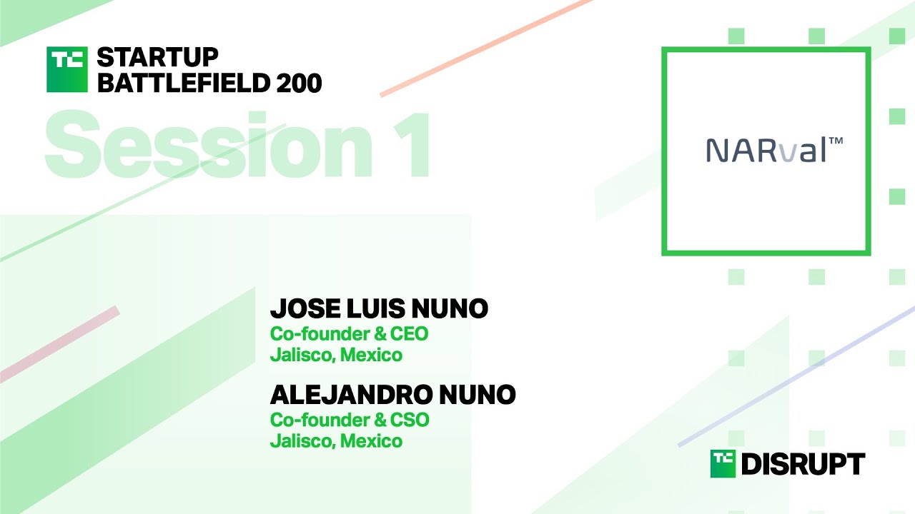 Narval Pitches at Startup Battlefield | TechCrunch Disrupt 2023