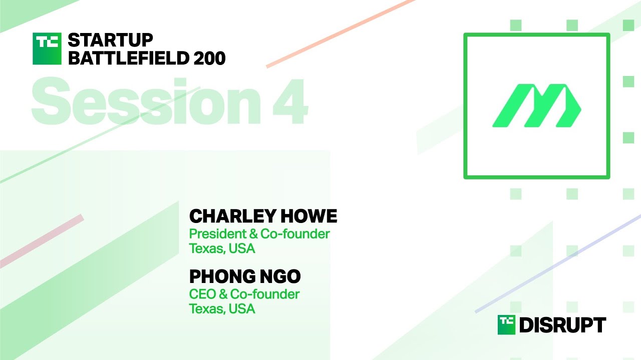 MakersHub Pitches at Startup Battlefield | TechCrunch Disrupt 2023