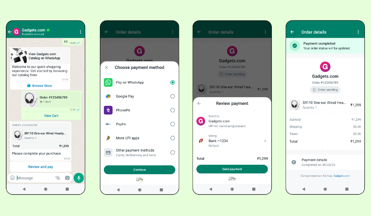 WhatsApp users in India can now make payments within the app