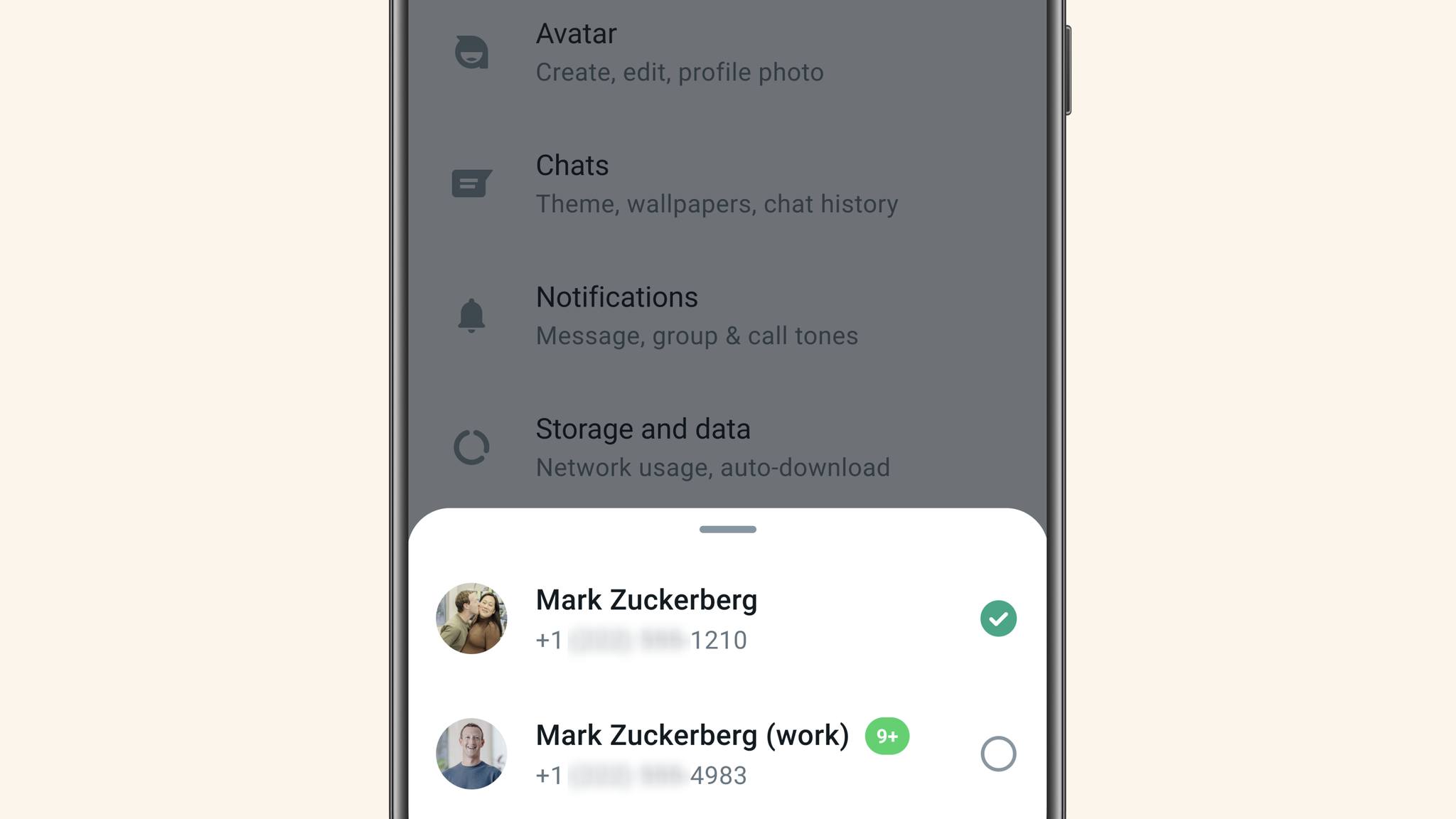 WhatsApp multiple accounts