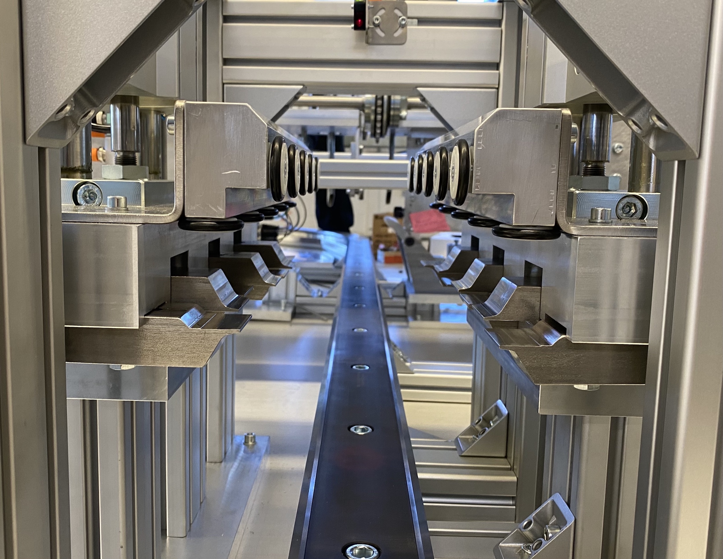 A conveyor belt is visible inside Circu Li-ion's battery processing machine.