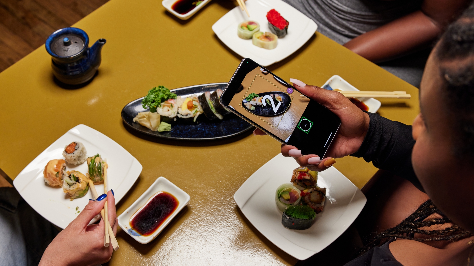 diners at table