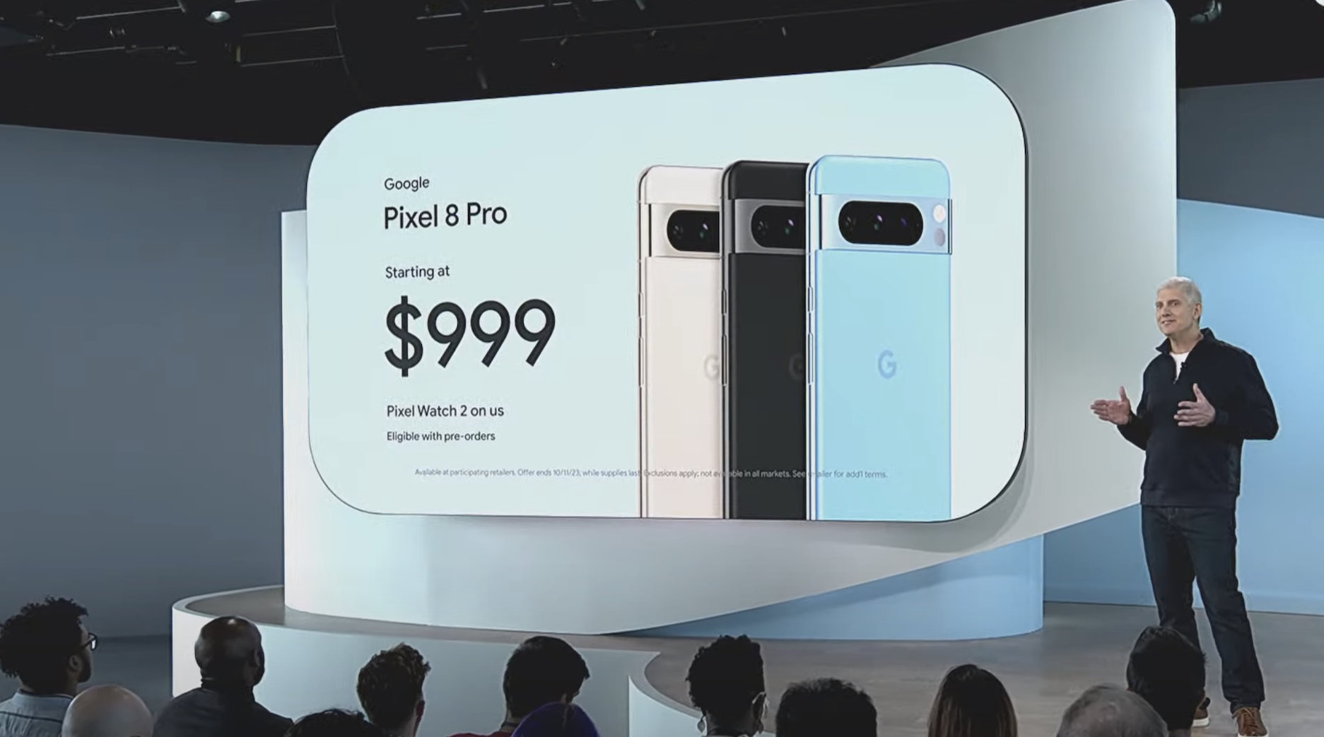 Rick Osterloh, senior vice president of hardware at Google, Google Pixel Event 2023, Made By Google