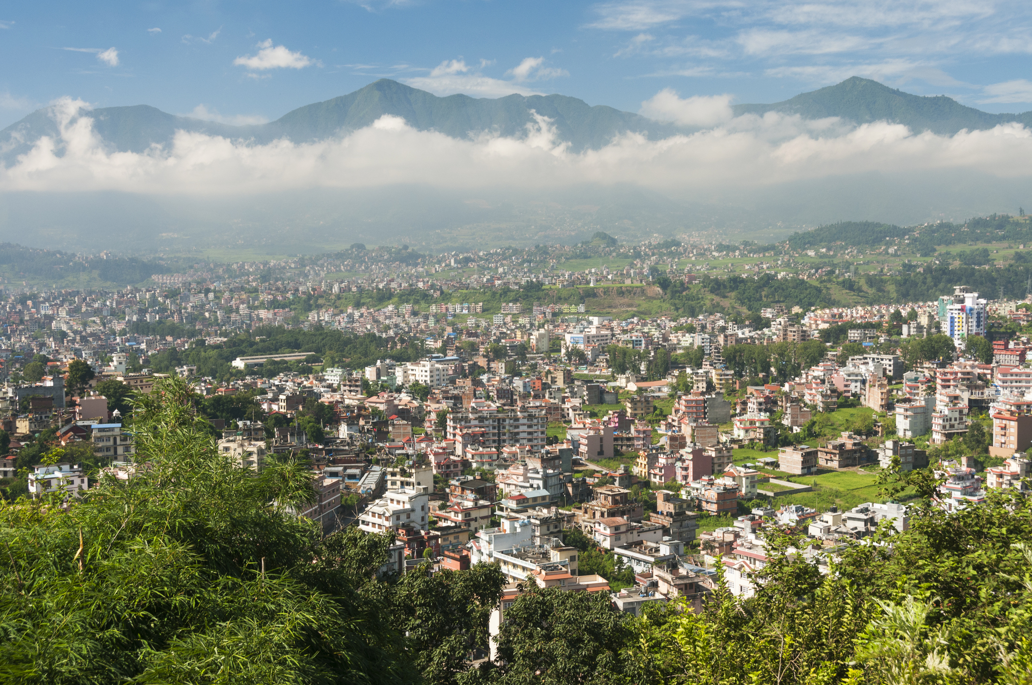 Nepal, Kathmandu, city view