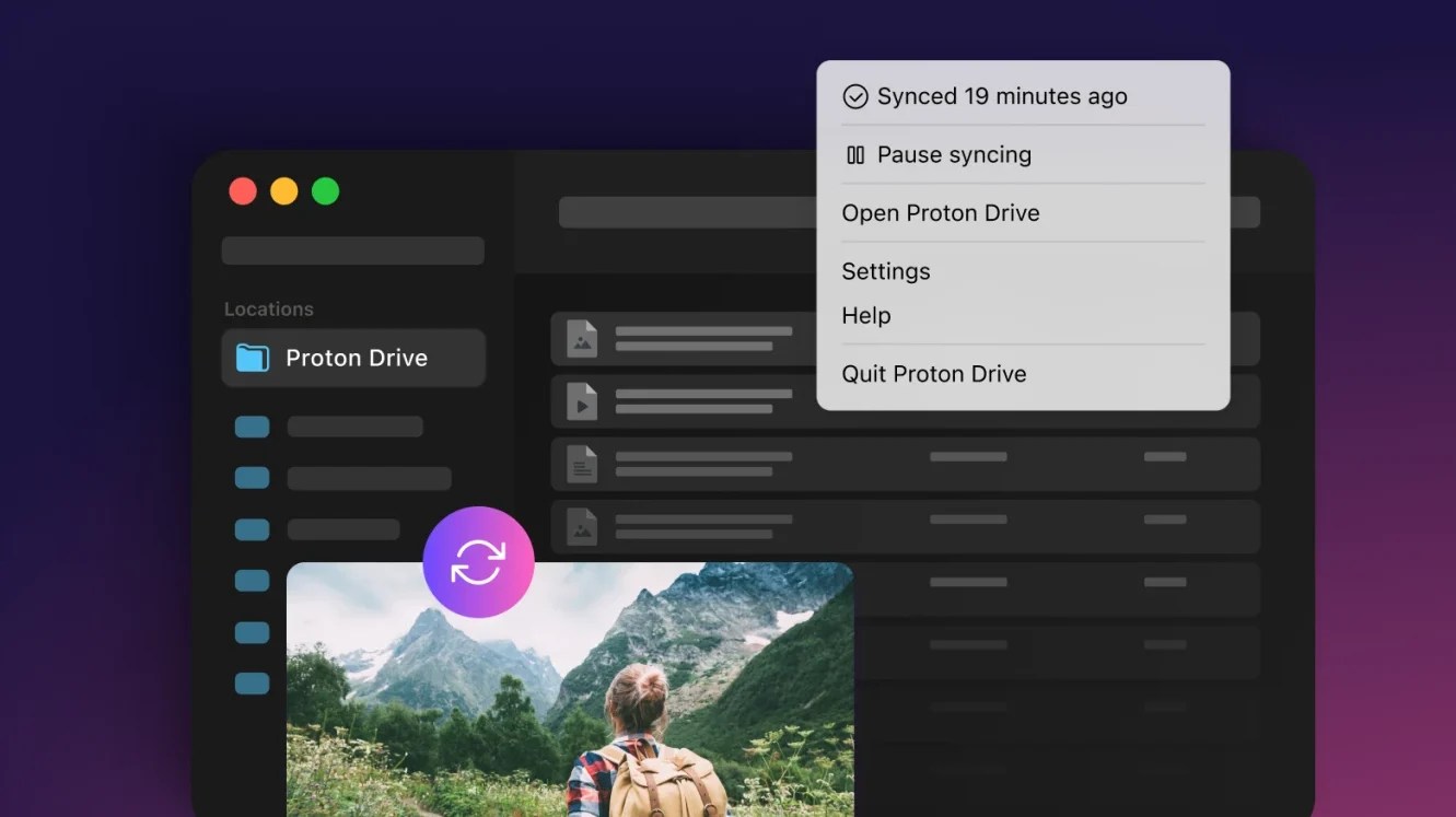 Proton Drive for Mac