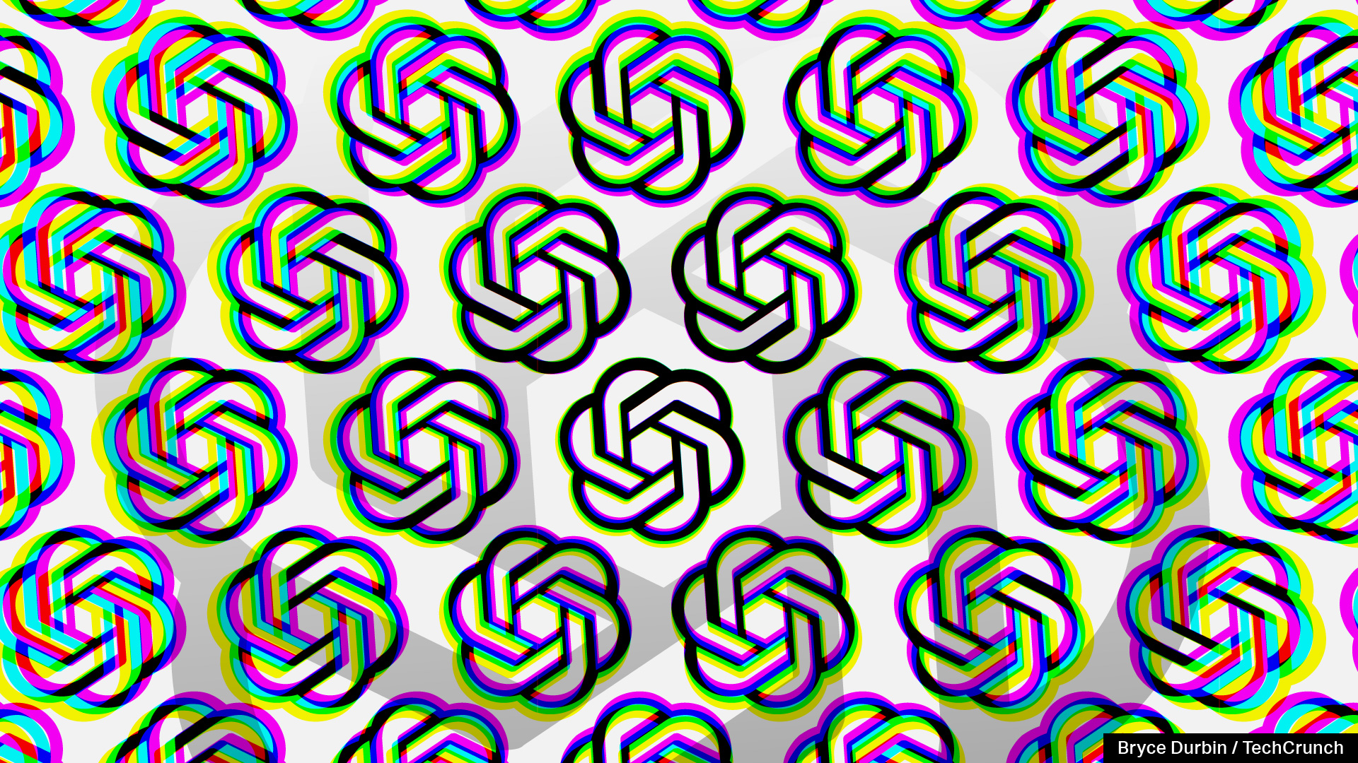 pattern of openAI logo