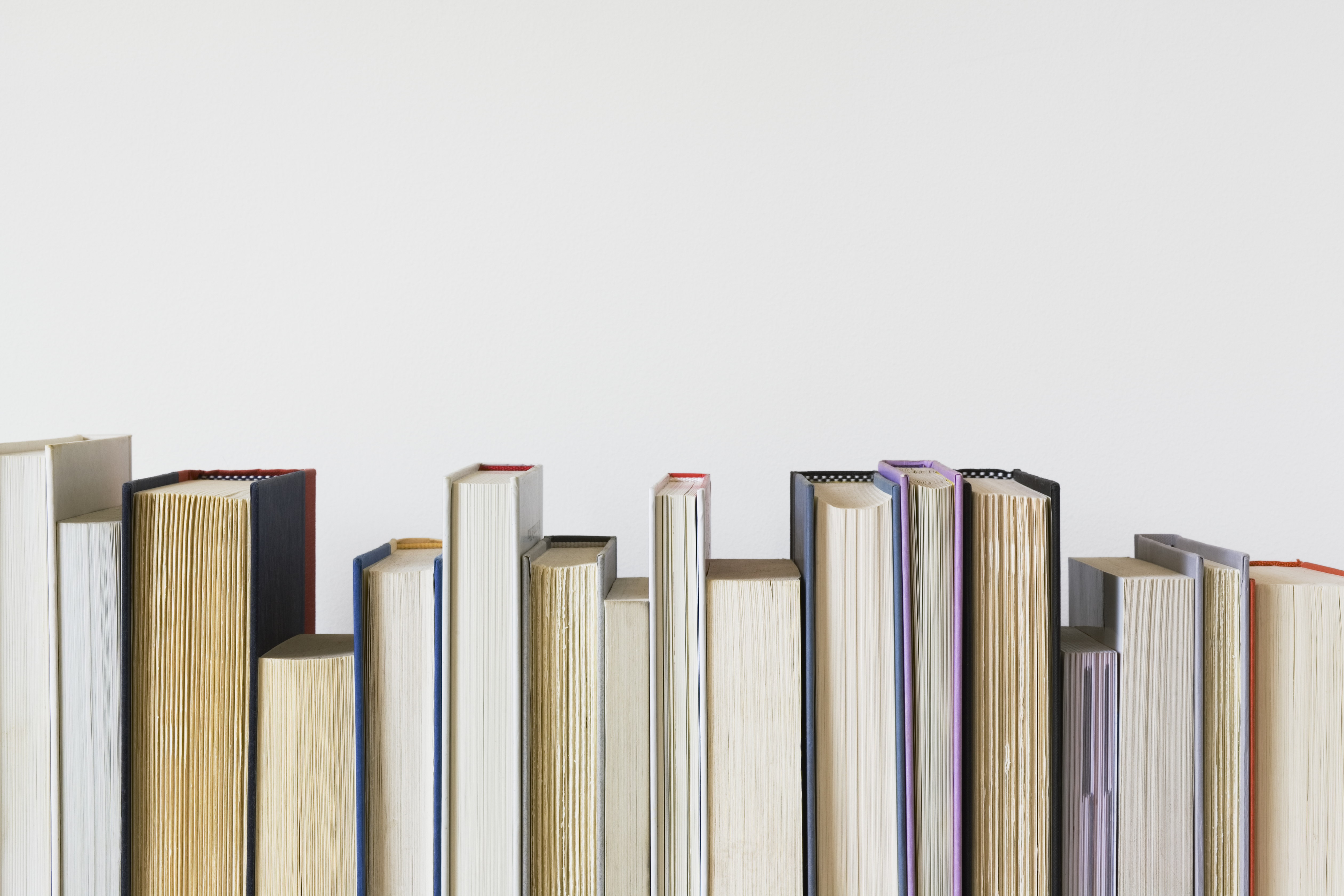 Row of books