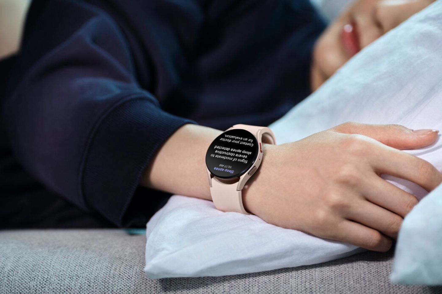 Samsung Galaxy Watch shown on a wrist