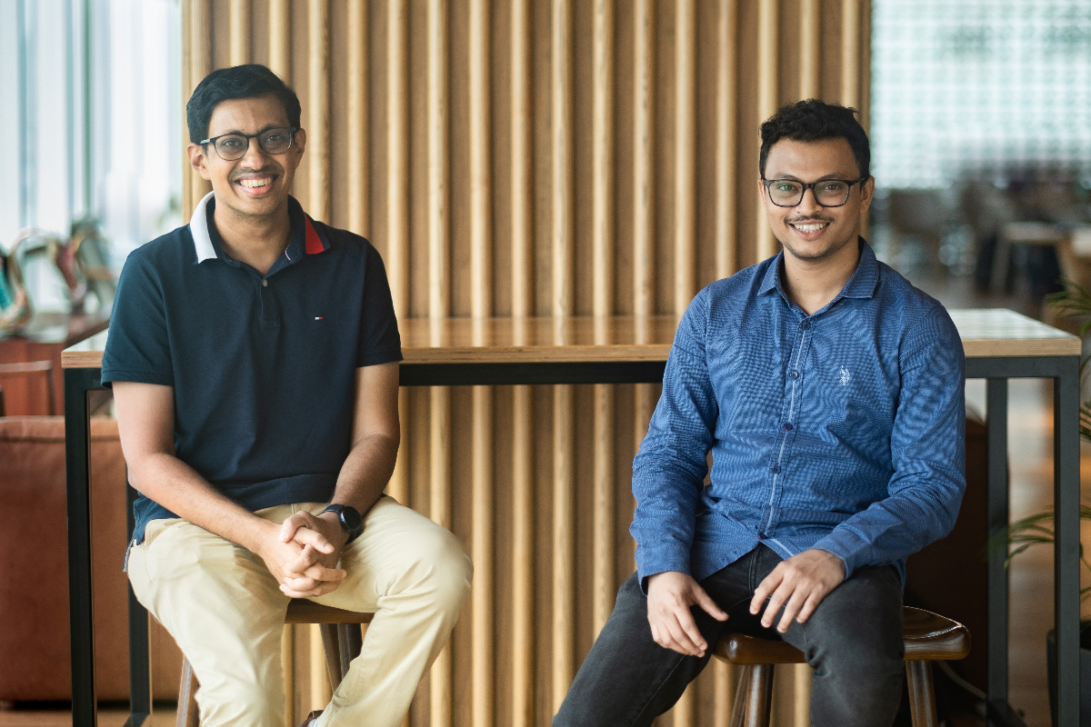 Nanonets co-founders Sarthak Jain and Prathamesh Juvatkar
