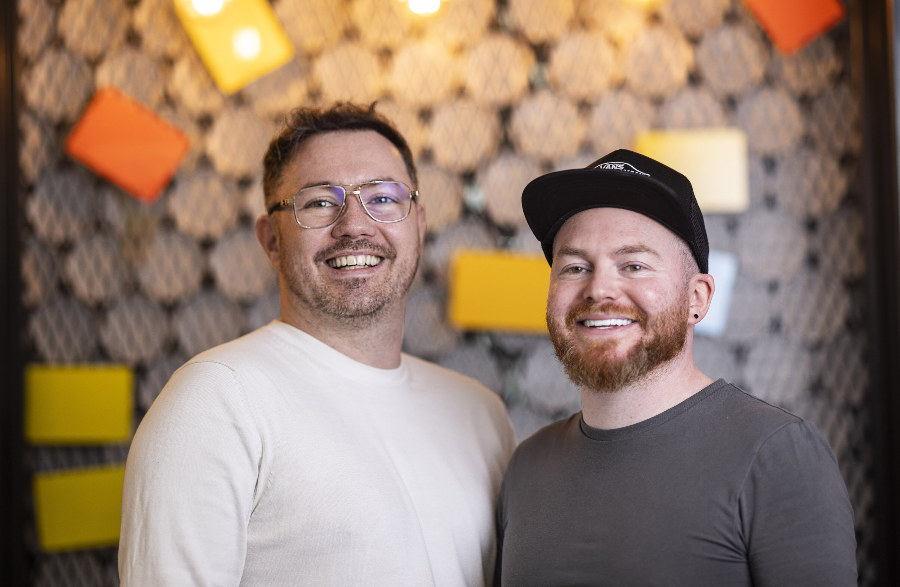L-R Jonny Smyth, Dan Purcell