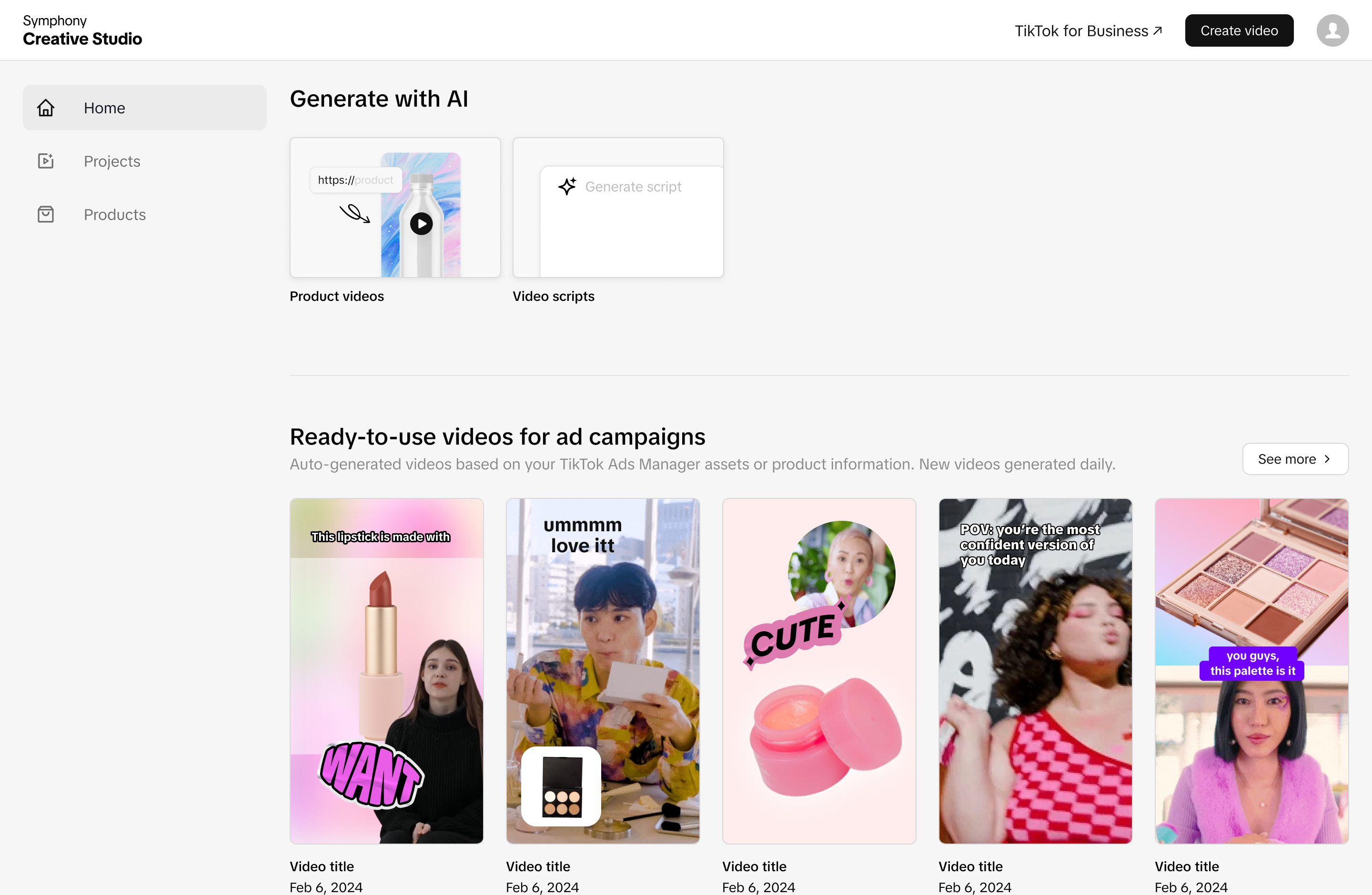 TikTok's new AI video generator