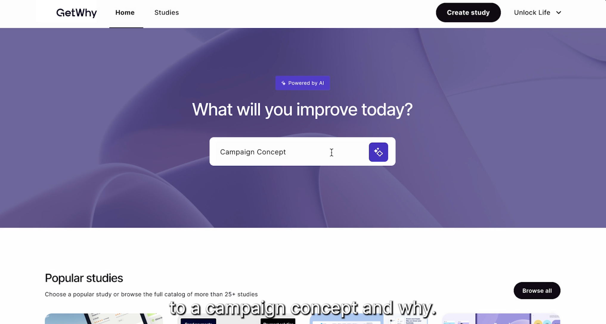 GetWhy platform