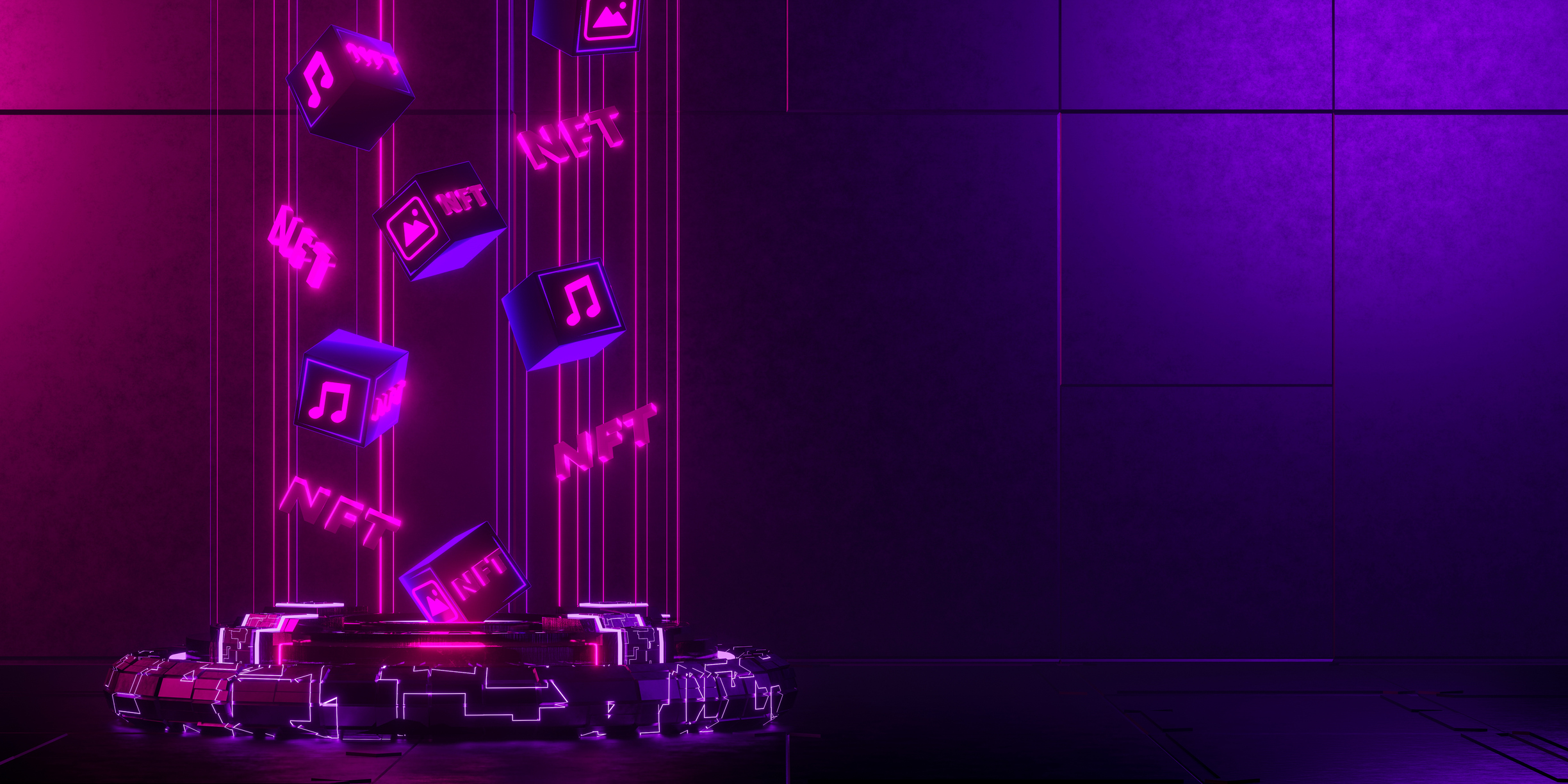 NFTs, music streaming, Tune.FM concept