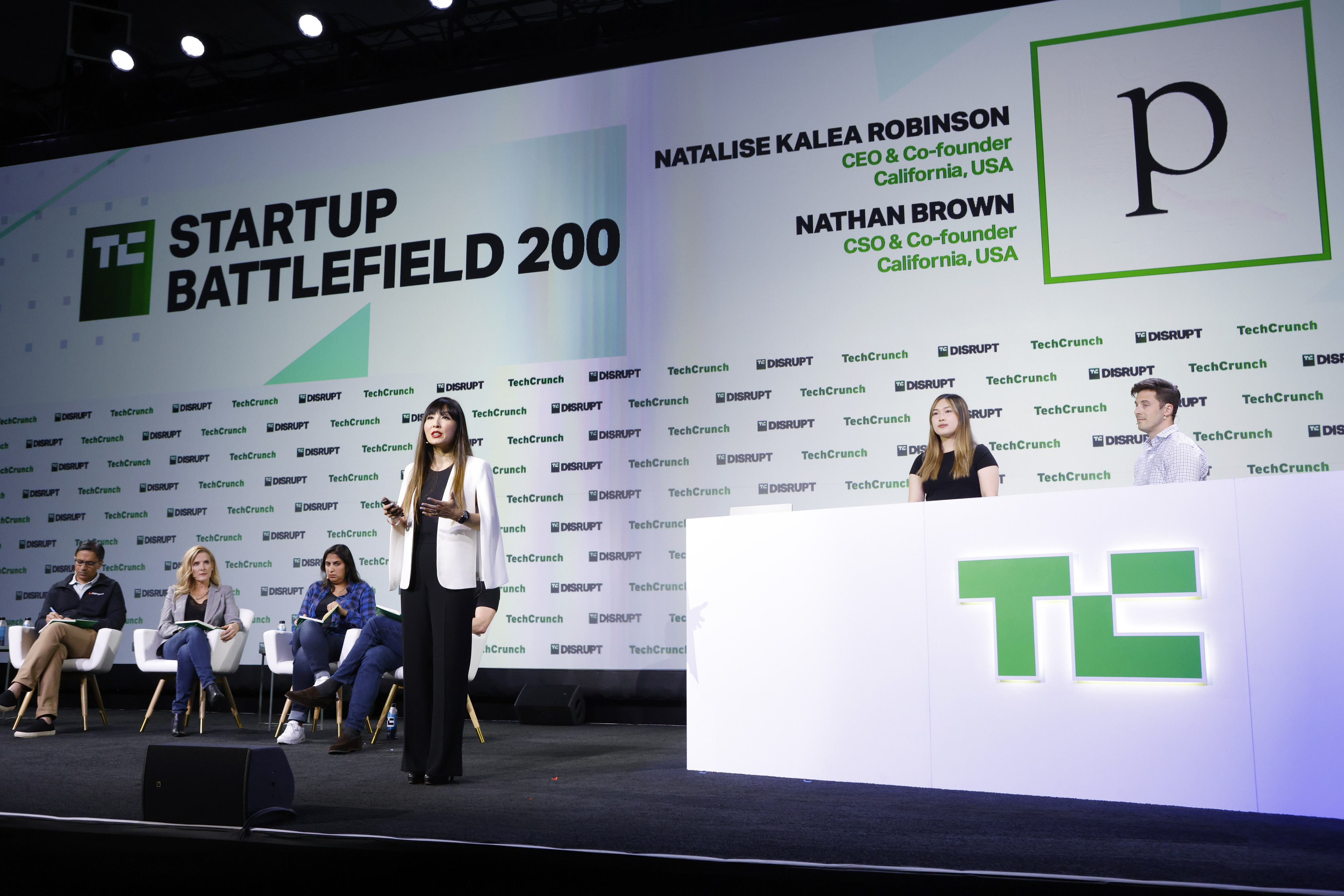 TechCrunch Disrupt startup Battlefield presentation