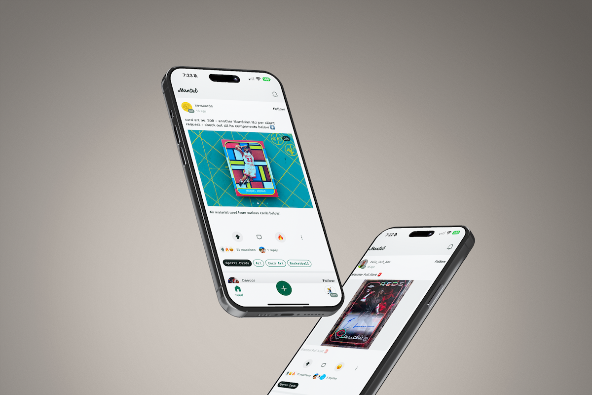 Mantel social network app for collectors