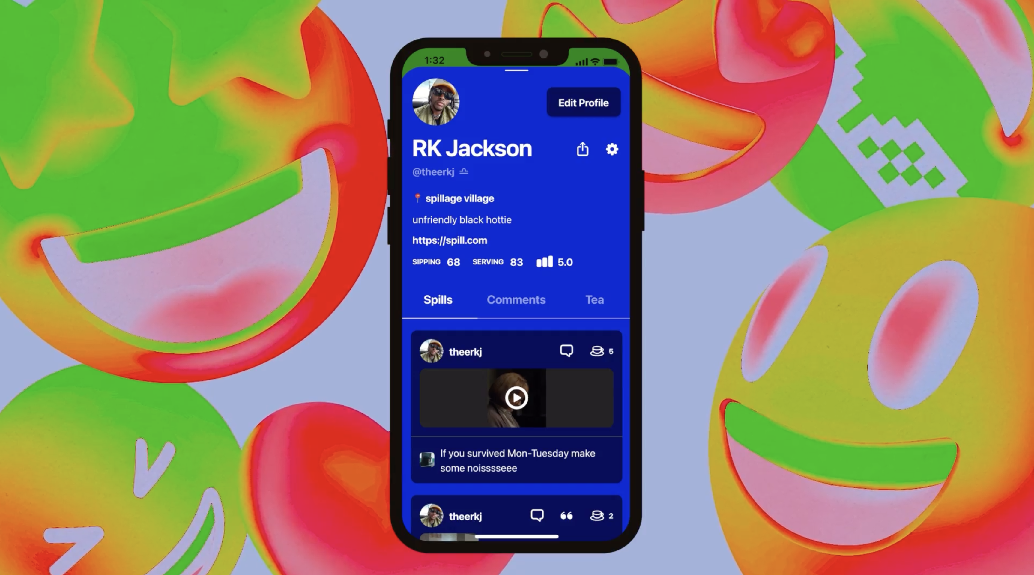 Spill app