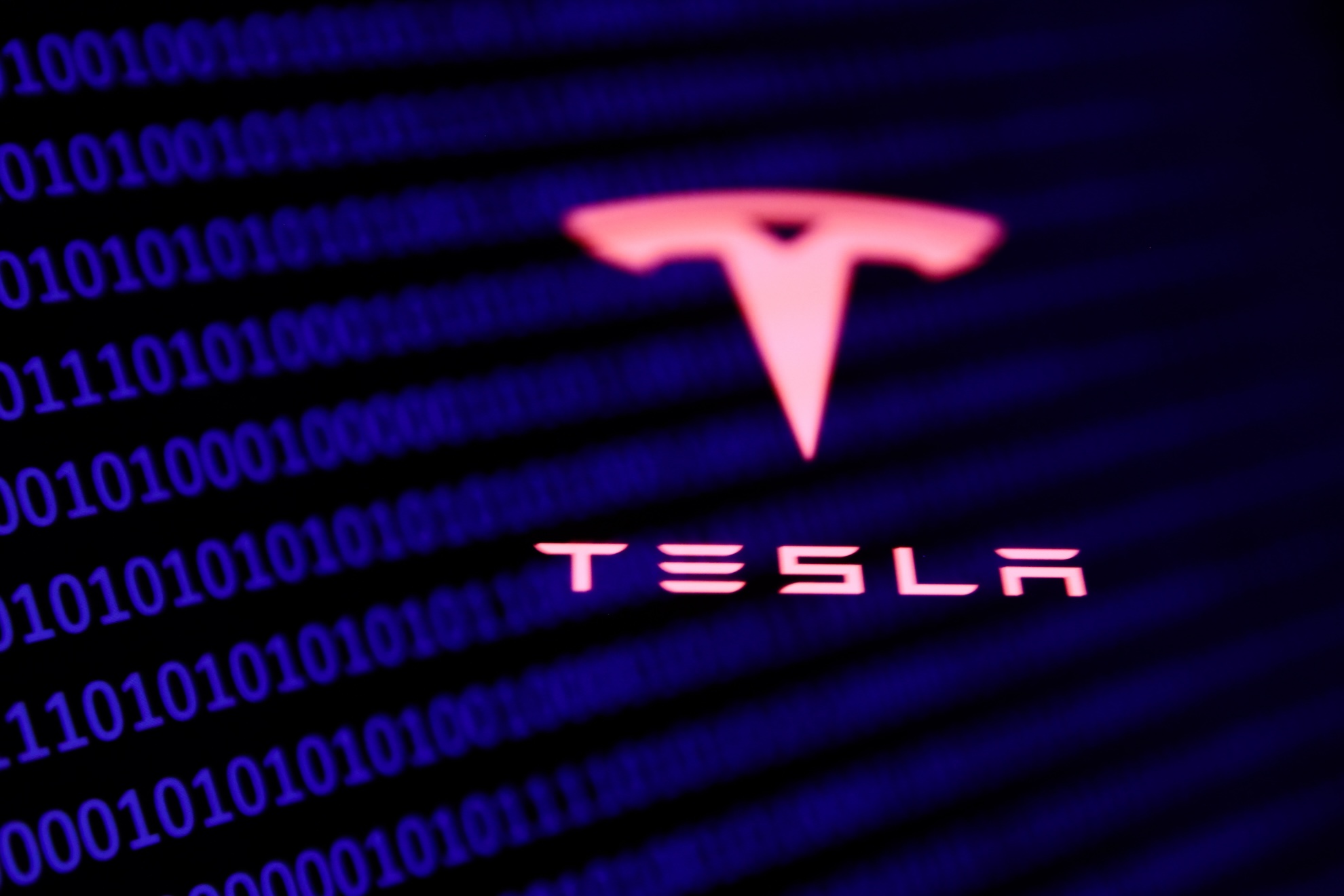 Tesla illustration logo