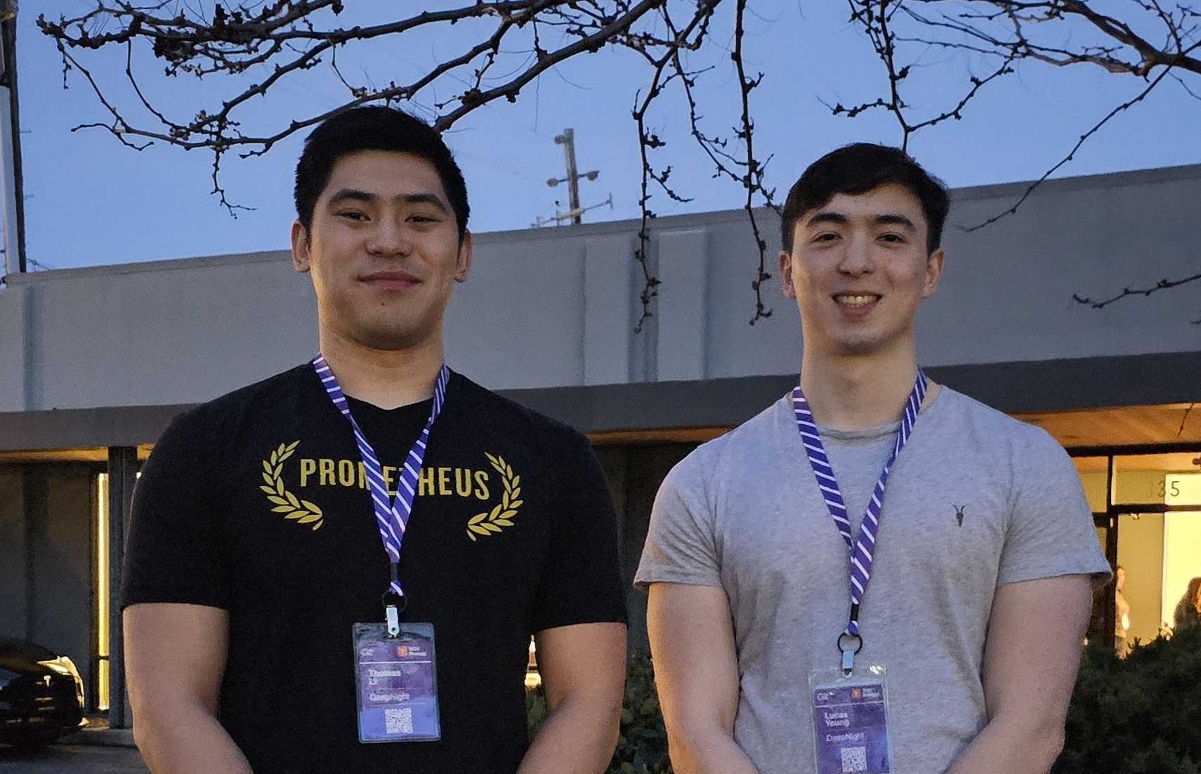 Deepnight founders Thomas Li (left) and Lucas Young (right)