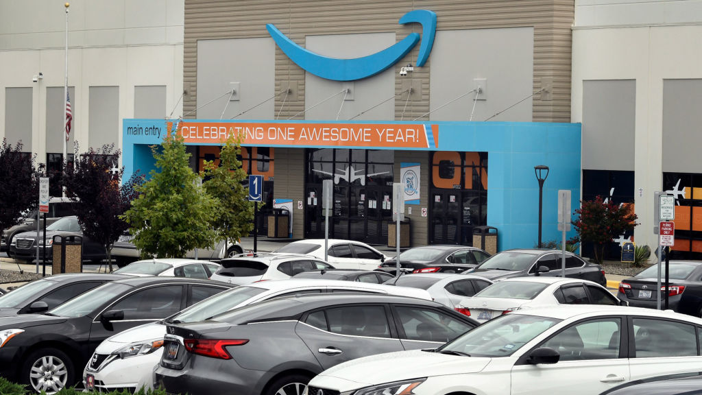 The Amazon distribution center in Garner, N.C.