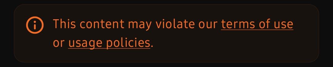 ChatGPT orange flag