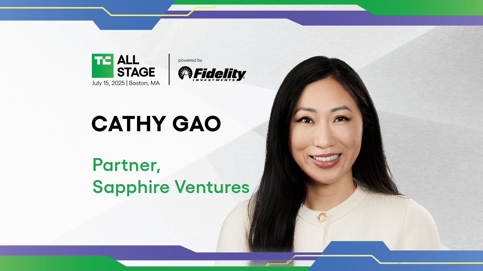 TechCrunch All Stage 2025 Cathy Gao