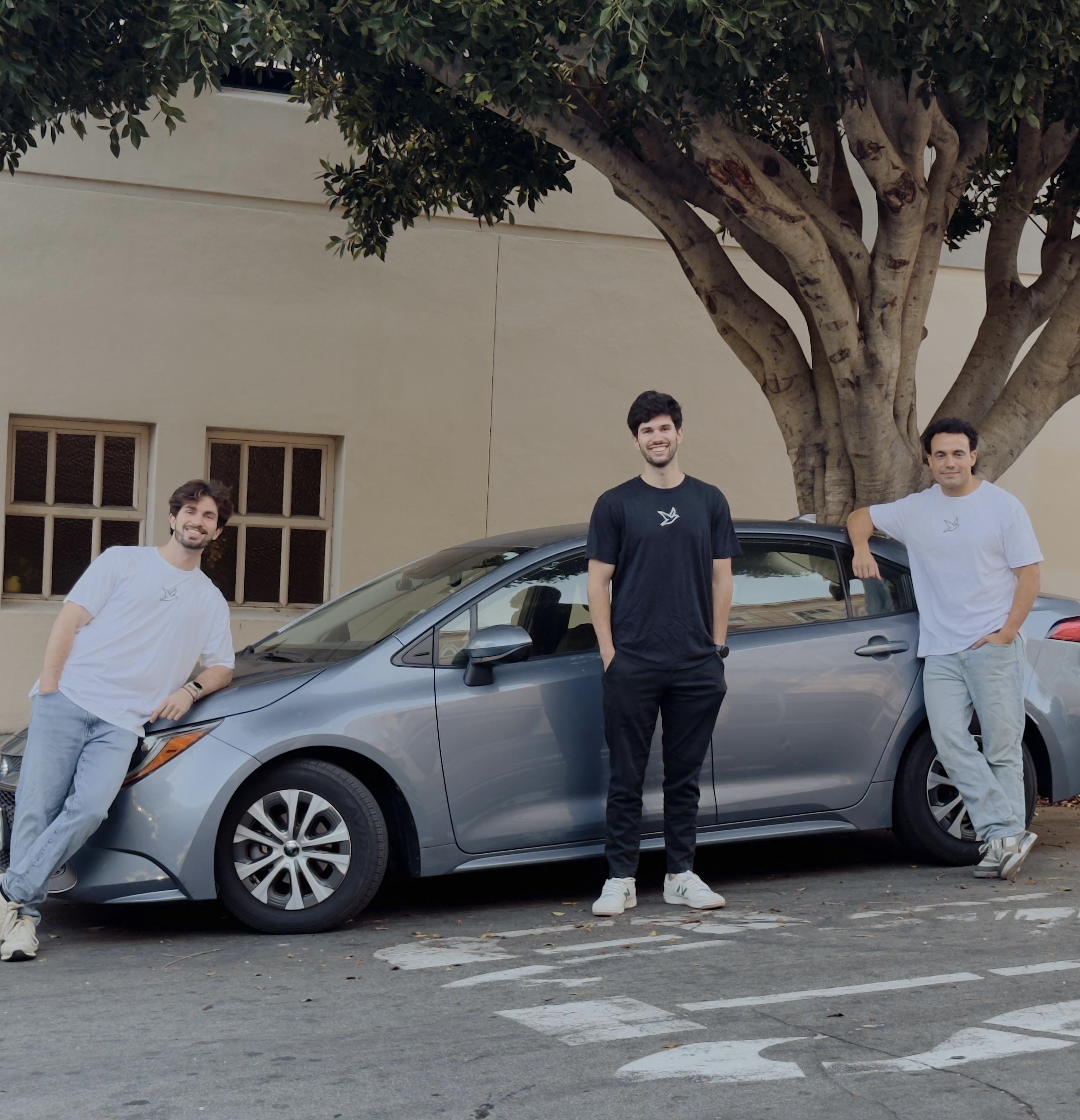 Flai co-founders Alen Polakof, Ari Polakof, and Juan Alzugary
