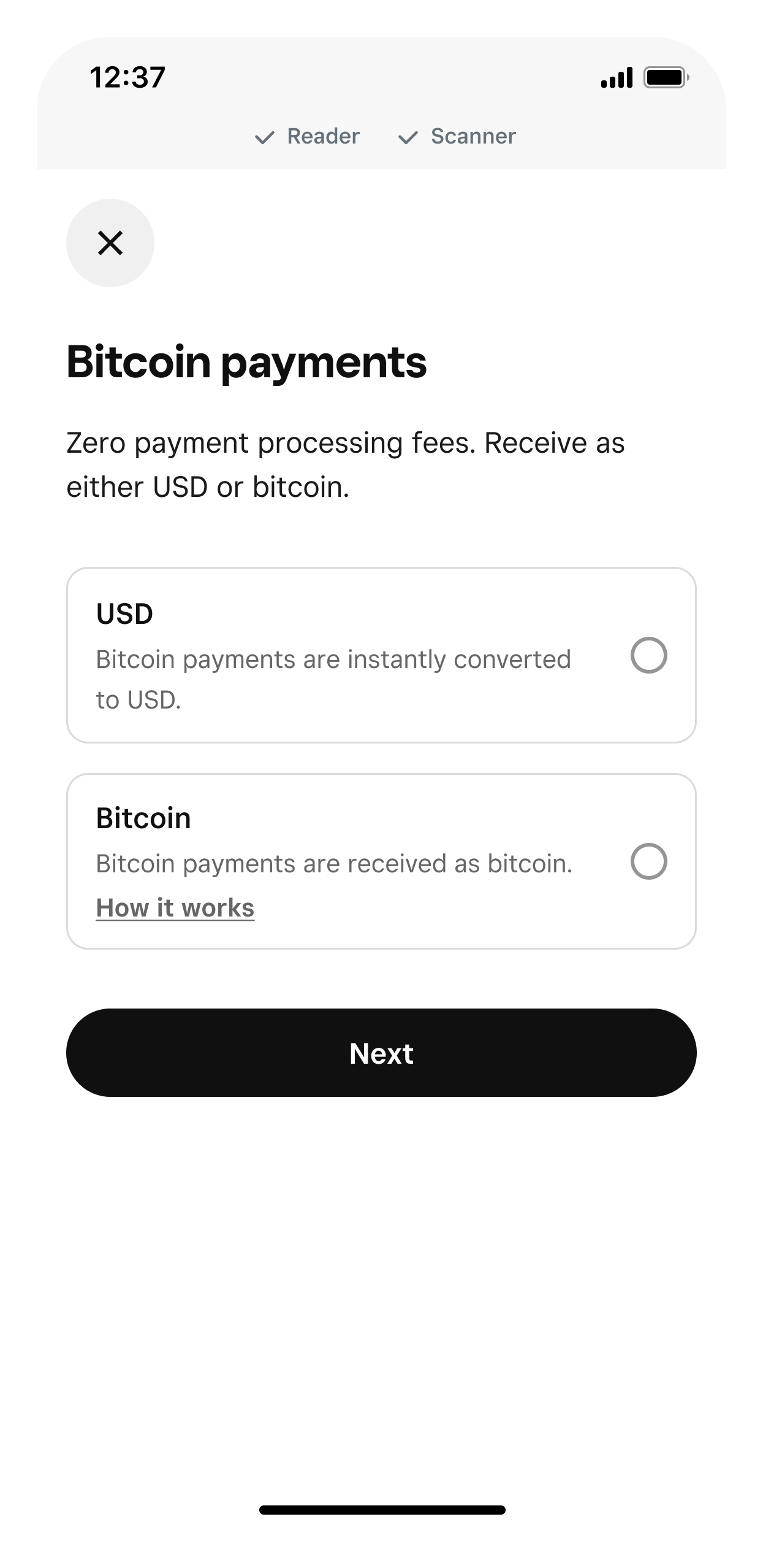 Block is now allowing Square merchants to accept Bitcoin payments without any processing fee for one year