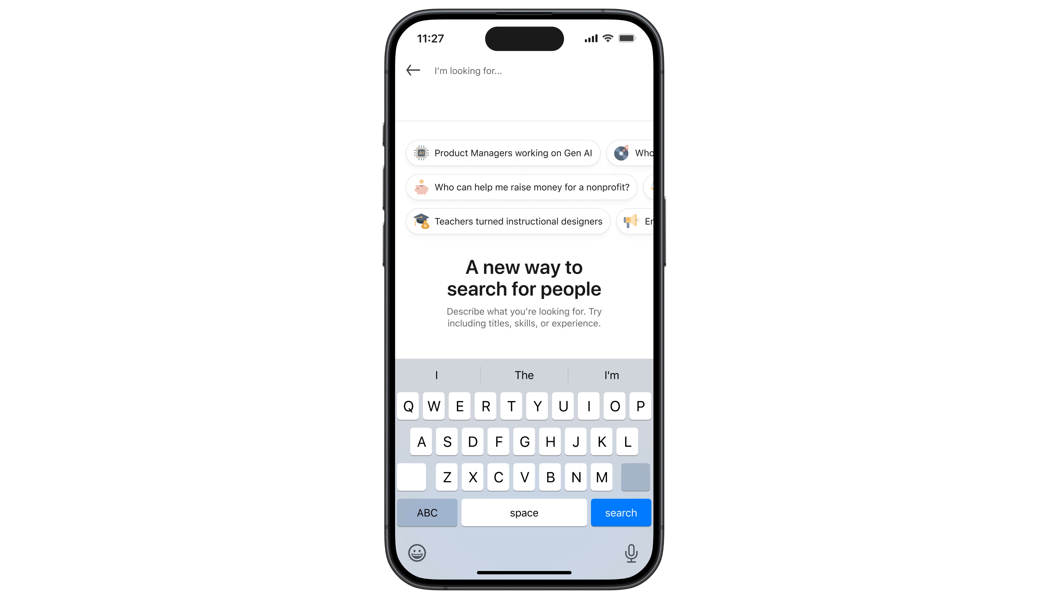 LinkedIn search